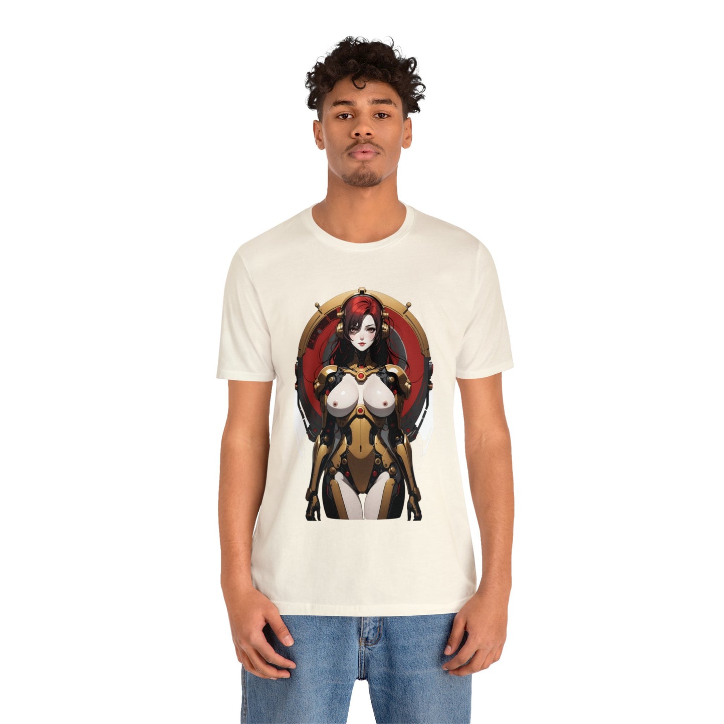 Kǎtōng Piàn - Mecha Girl Collection - Eliana - Unisex Jersey Short Sleeve Tee Printify
