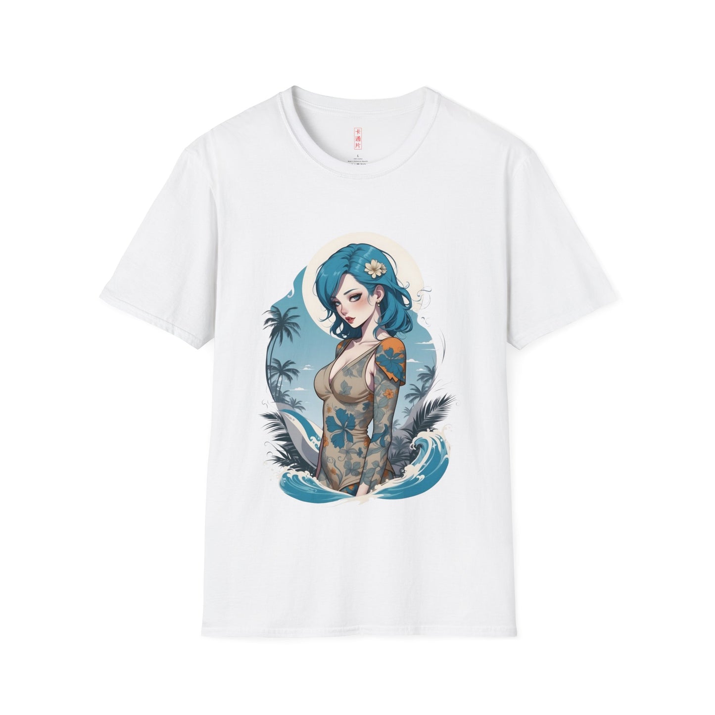 Kǎtōng Piàn - California Love Collection - 014 - Unisex Softstyle T-Shirt Printify