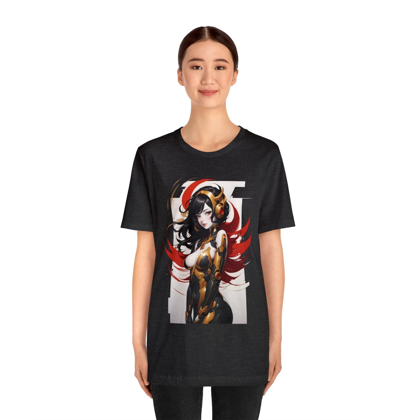 Kǎtōng Piàn - Mecha Girl Collection - Valentina - Unisex Jersey Short Sleeve Tee Printify