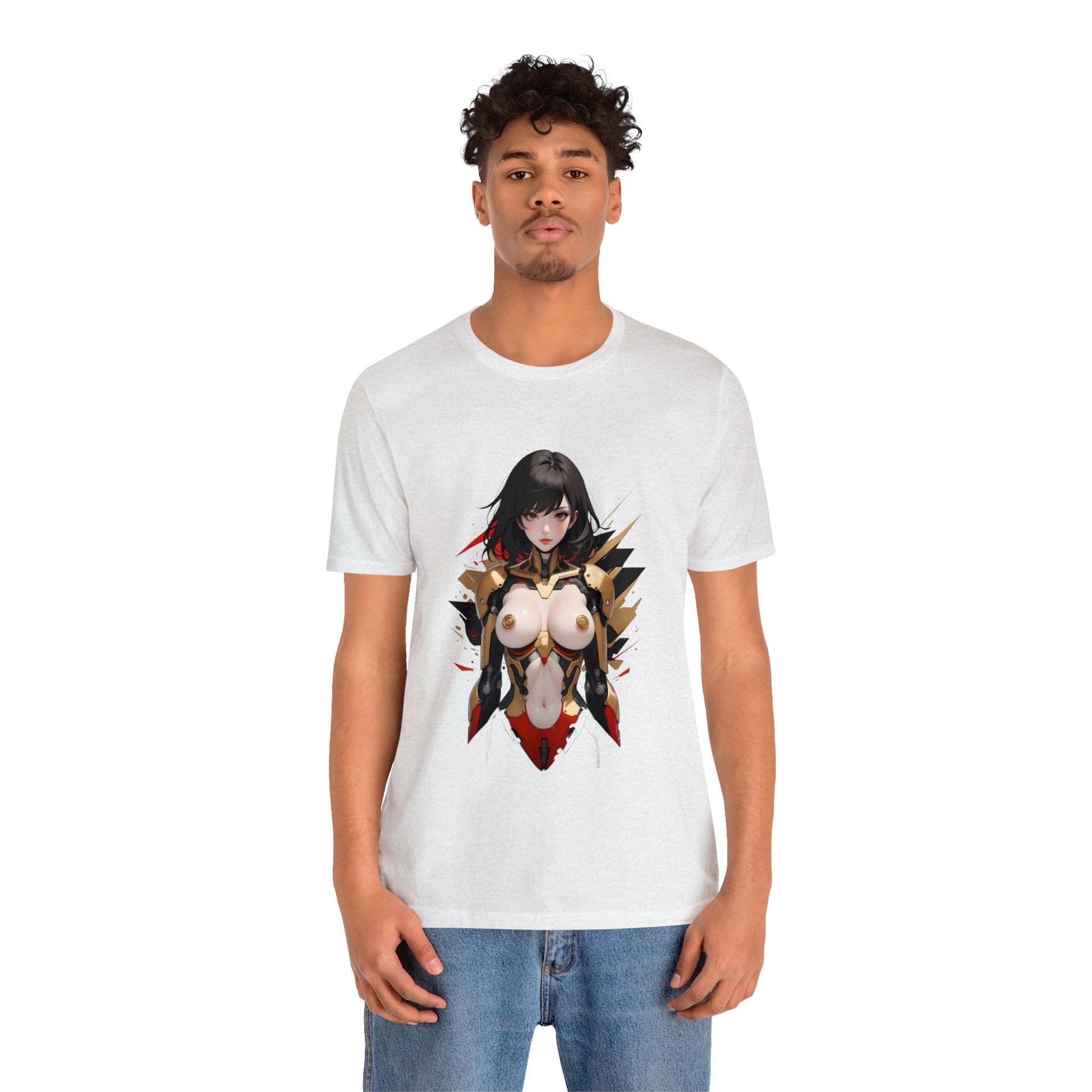 Kǎtōng Piàn - Mecha Girl Collection - Anna - Unisex Jersey Short Sleeve Tee Printify