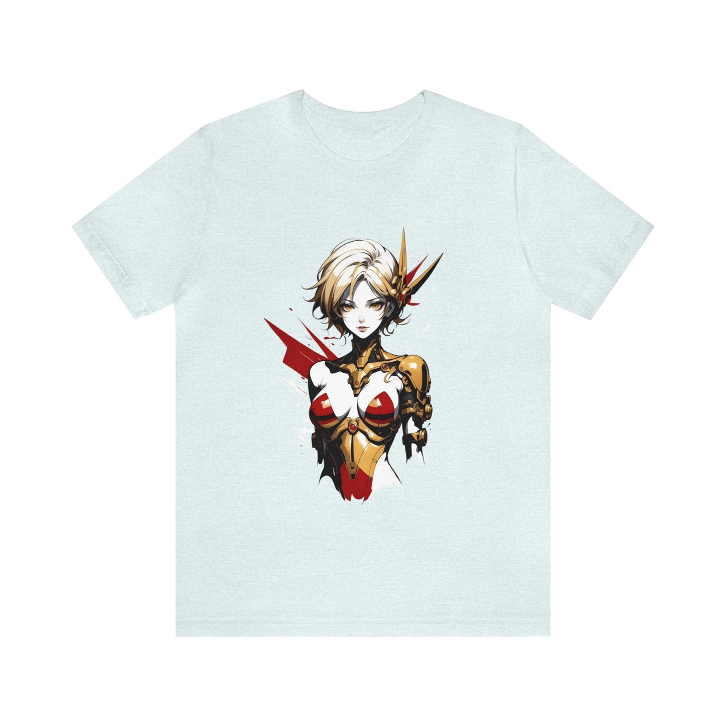 Kǎtōng Piàn - Mecha Girl Collection - Scarlett - Unisex Jersey Short Sleeve Tee Printify