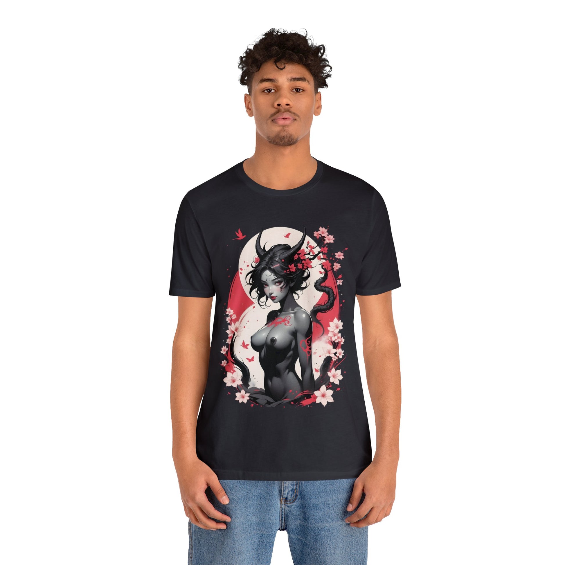 Kǎtōng Piàn - Oni Collection - Cheshmak - Unisex Jersey Short Sleeve Tee Printify