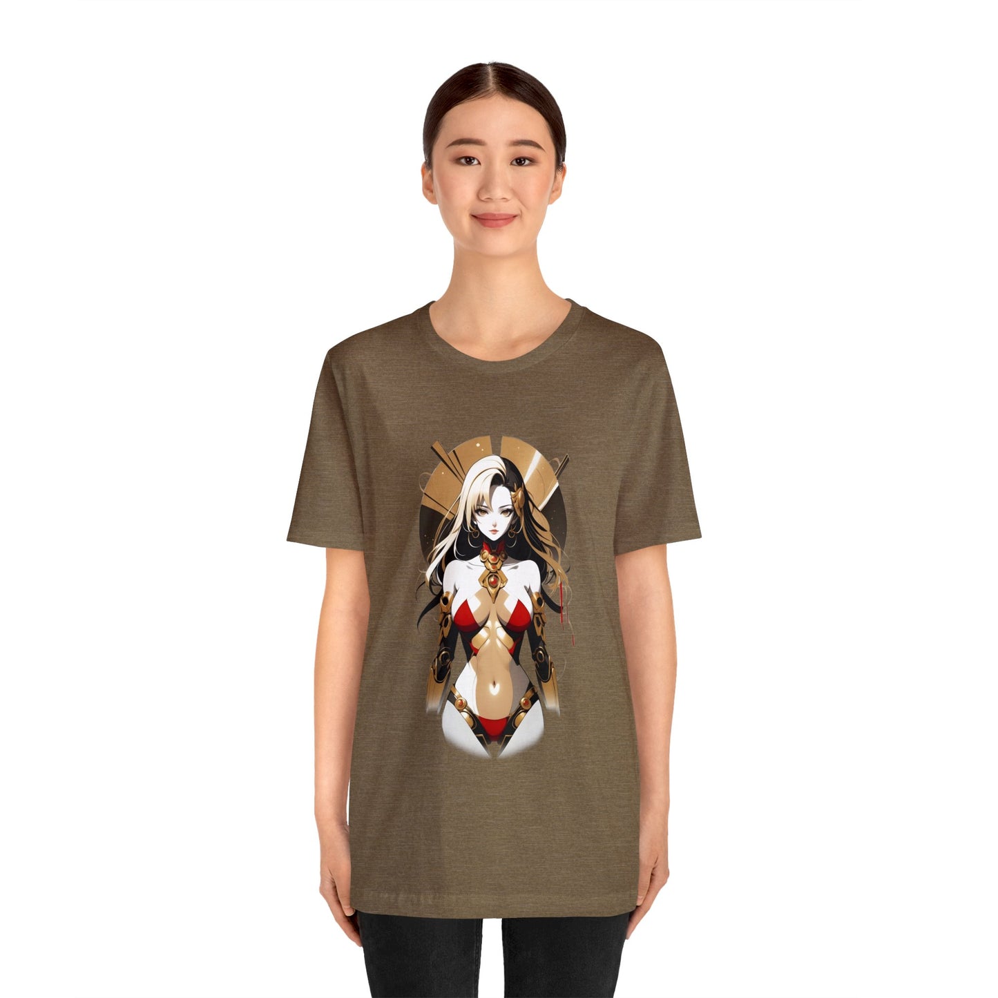 Kǎtōng Piàn - Mecha Girl Collection - Eleanor - Unisex Jersey Short Sleeve Tee Printify