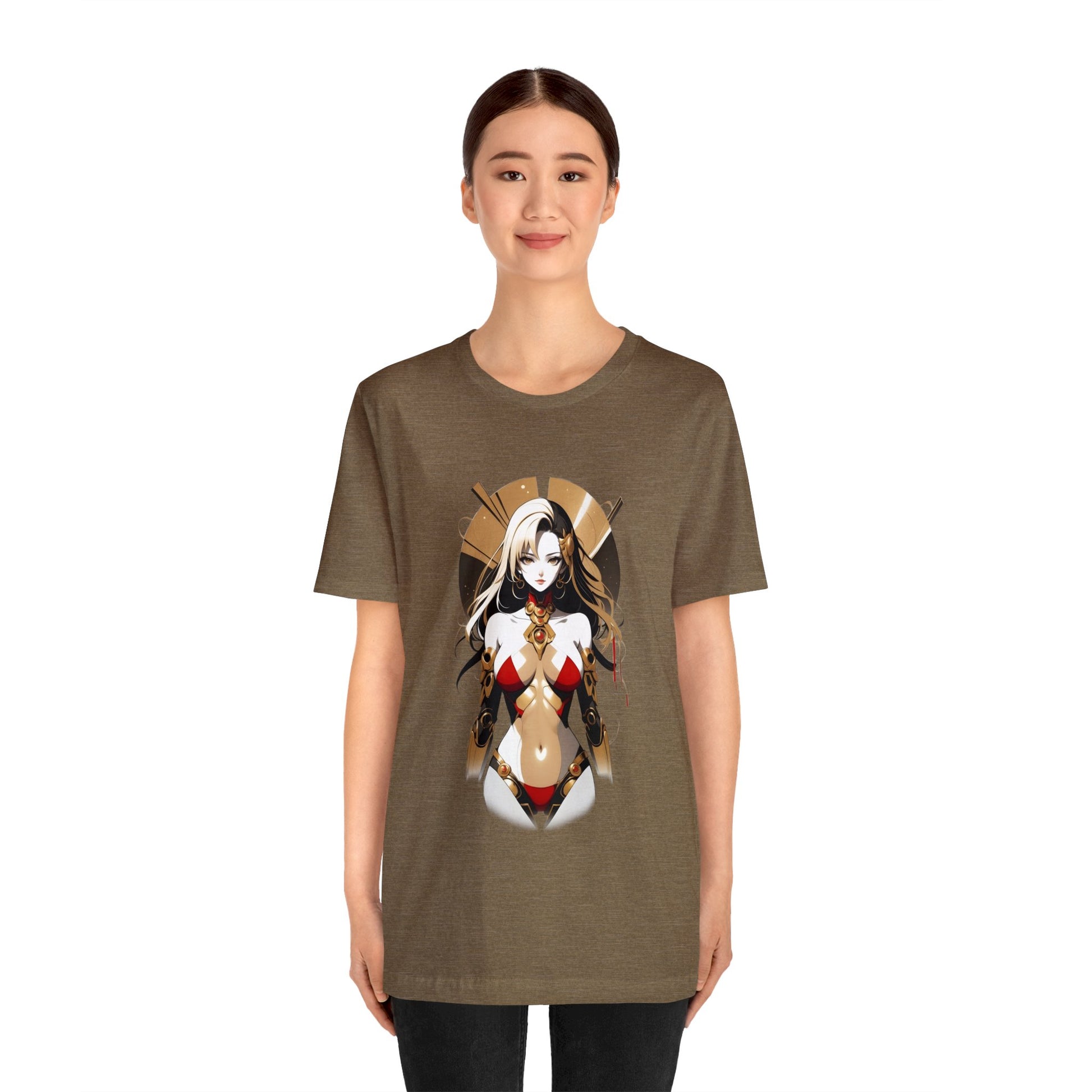 Kǎtōng Piàn - Mecha Girl Collection - Eleanor - Unisex Jersey Short Sleeve Tee Printify