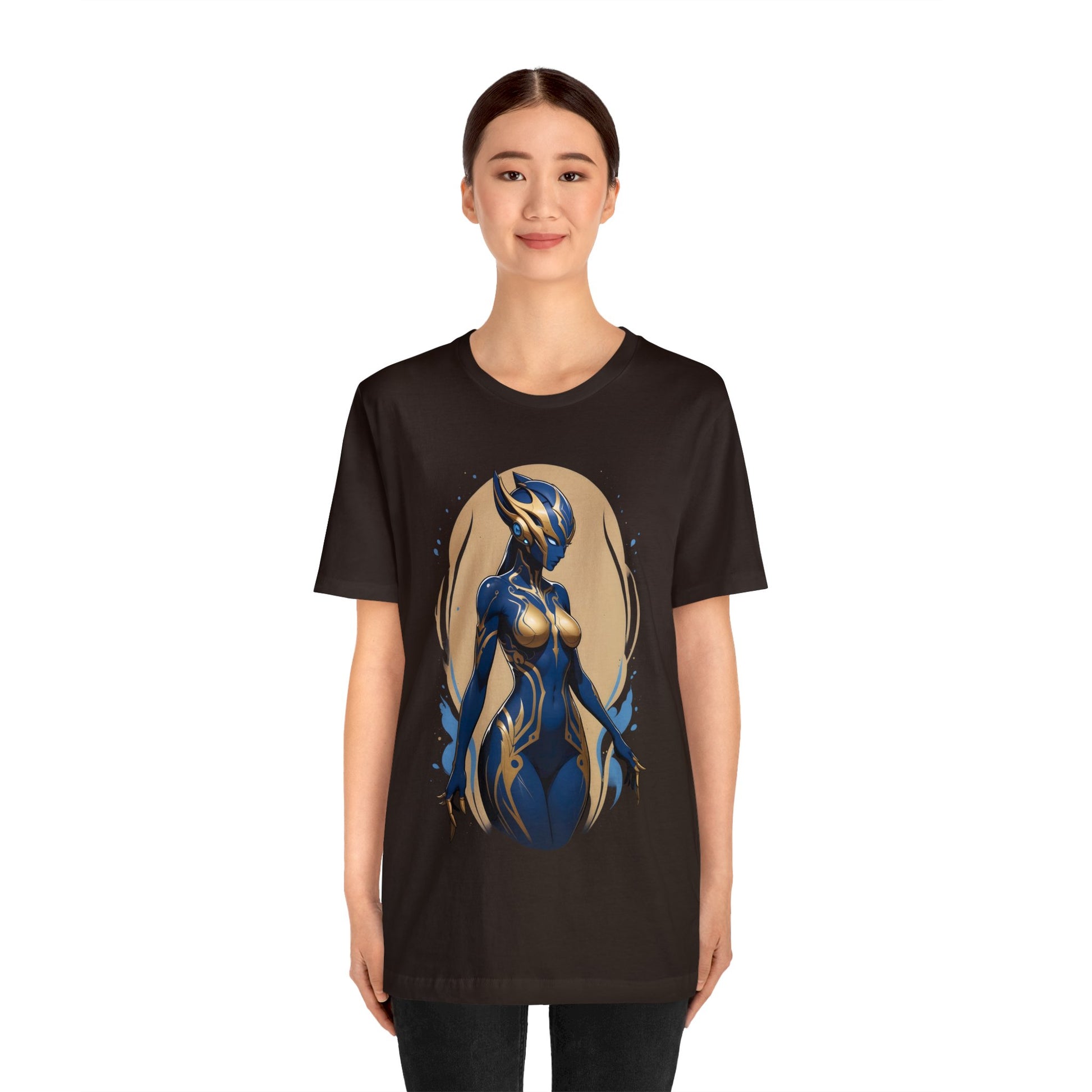 Kǎtōng Piàn - The Lotus Collection - Guinevere - Unisex Jersey Short Sleeve Tee Printify