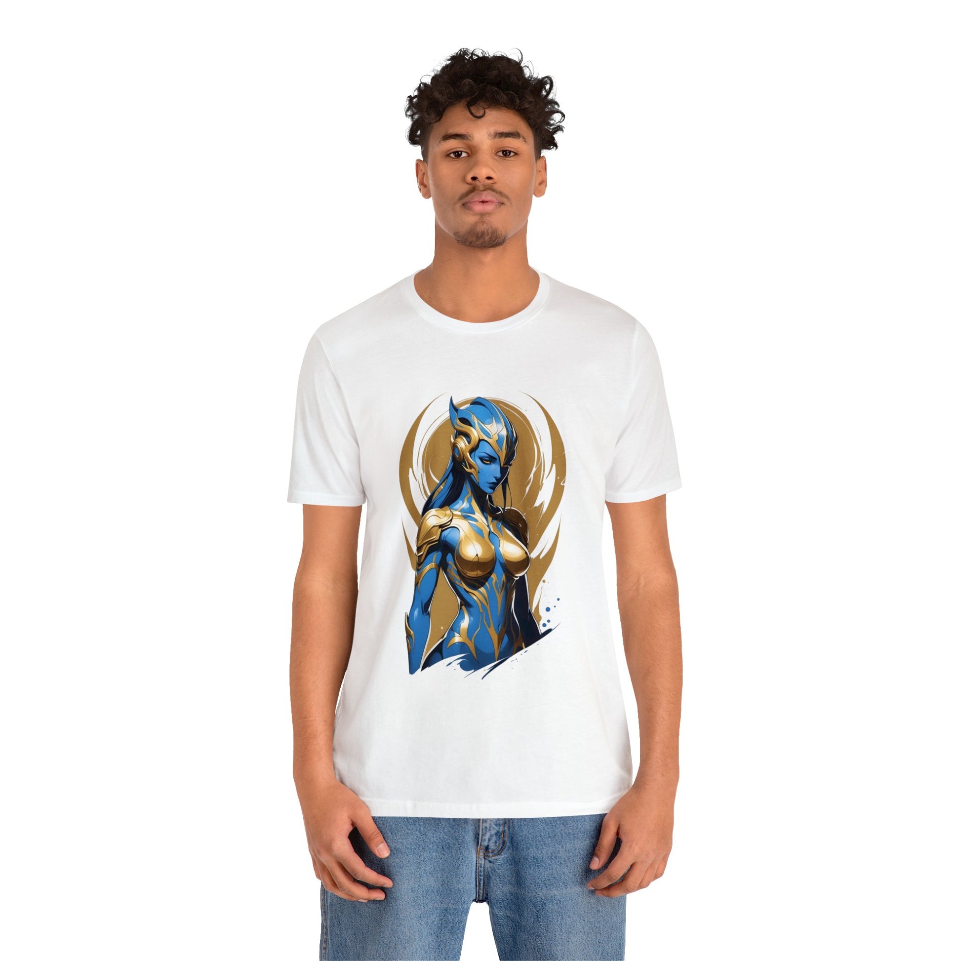 Kǎtōng Piàn - The Lotus Collection - Erzilia - Unisex Jersey Short Sleeve Tee Printify