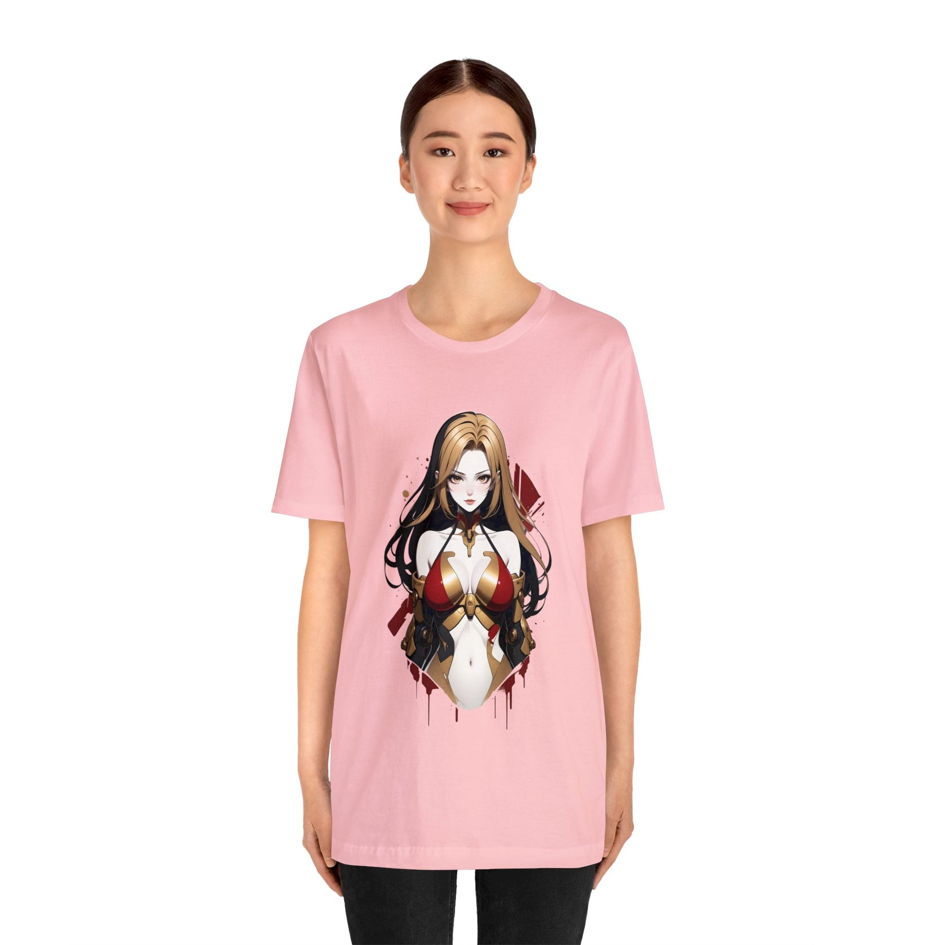 Kǎtōng Piàn - Mecha Girl Collection - Emma - Unisex Jersey Short Sleeve Tee Printify