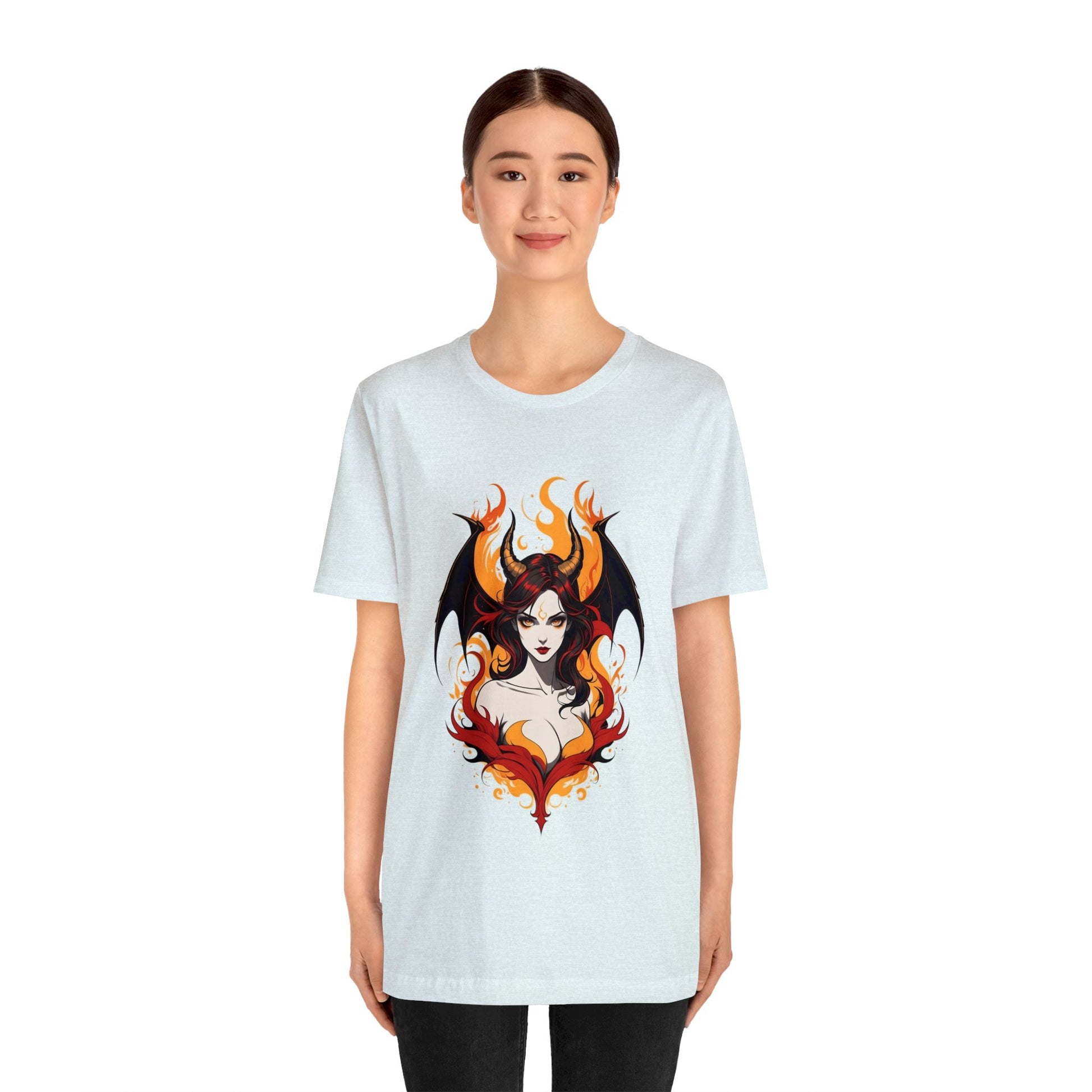 Kǎtōng Piàn - Devil Woman Collection - Circe - Unisex Jersey Short Sleeve Tee Printify