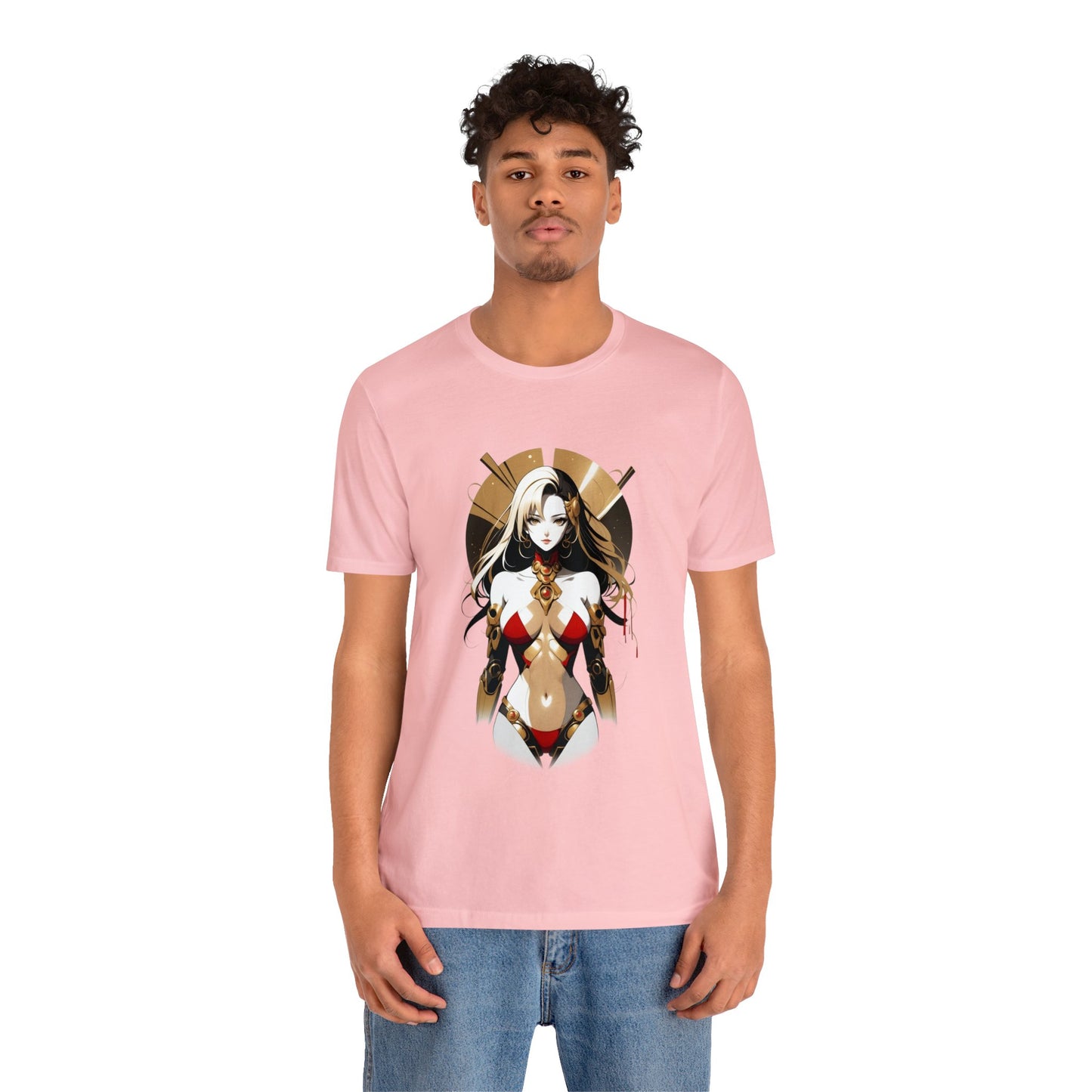 Kǎtōng Piàn - Mecha Girl Collection - Eleanor - Unisex Jersey Short Sleeve Tee Printify