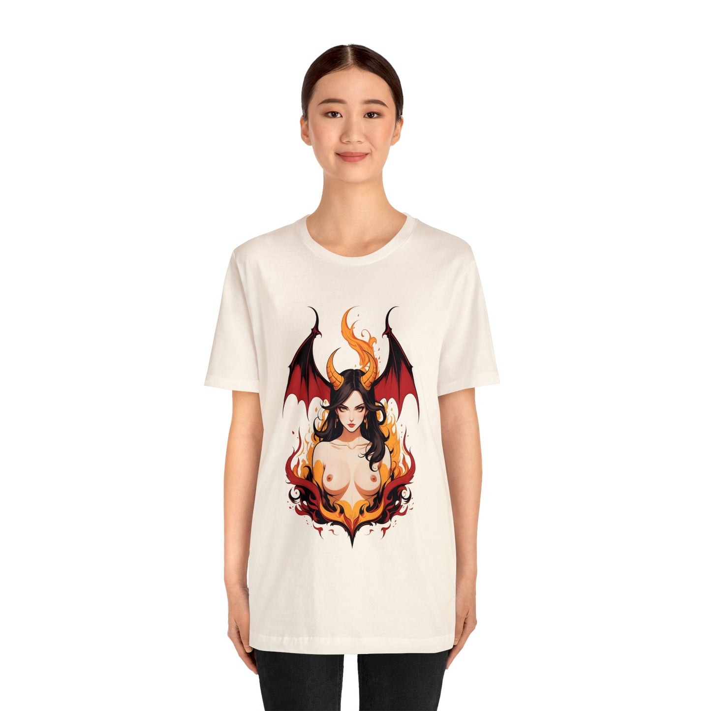 Kǎtōng Piàn - Devil Woman Collection - Glory - Unisex Jersey Short Sleeve Tee Printify