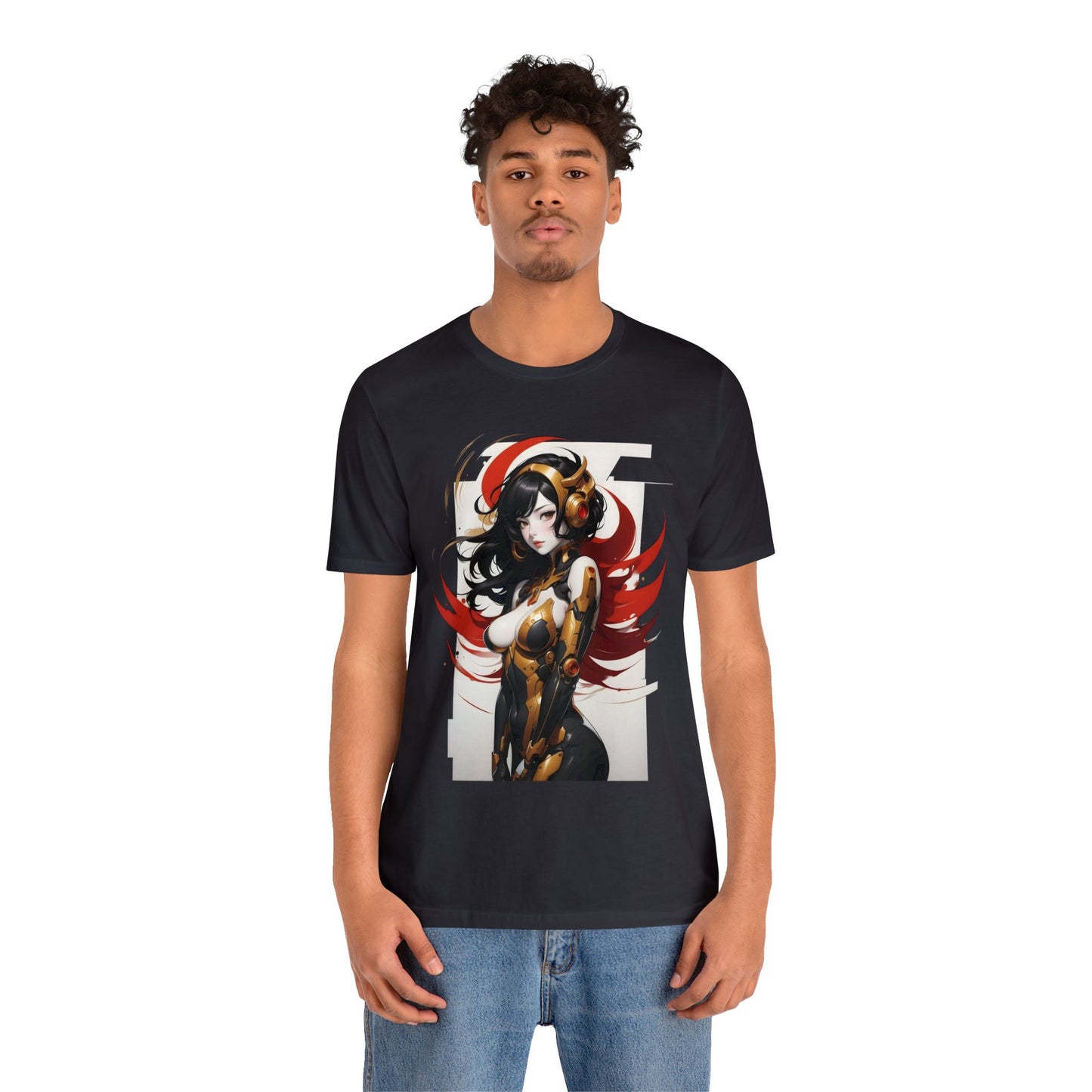 Kǎtōng Piàn - Mecha Girl Collection - Valentina - Unisex Jersey Short Sleeve Tee Printify
