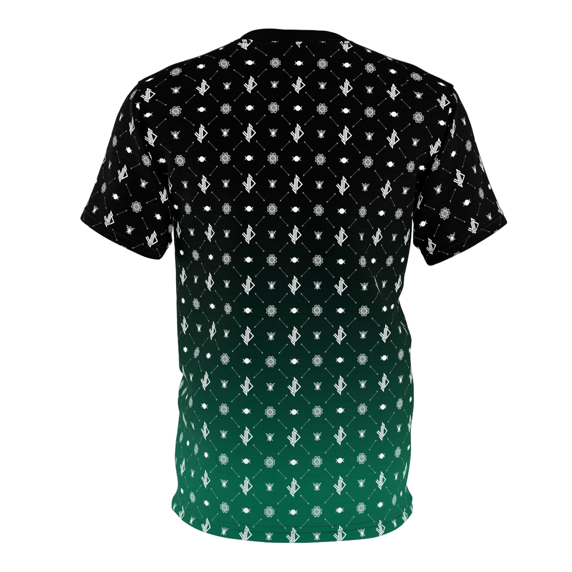 Dynamic Unisex Cut & Sew Tee with Geometric Pattern - Stylish and Versatile for Every Occasion - Verdine Daniels
