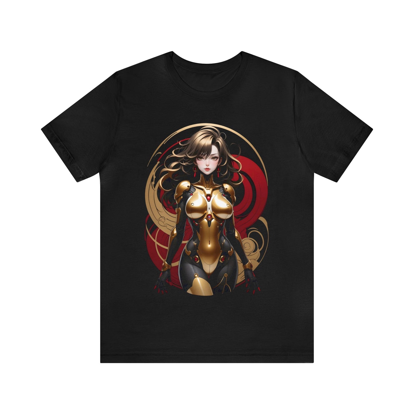 Kǎtōng Piàn - Mecha Girl Collection - Ava - Unisex Jersey Short Sleeve Tee Printify