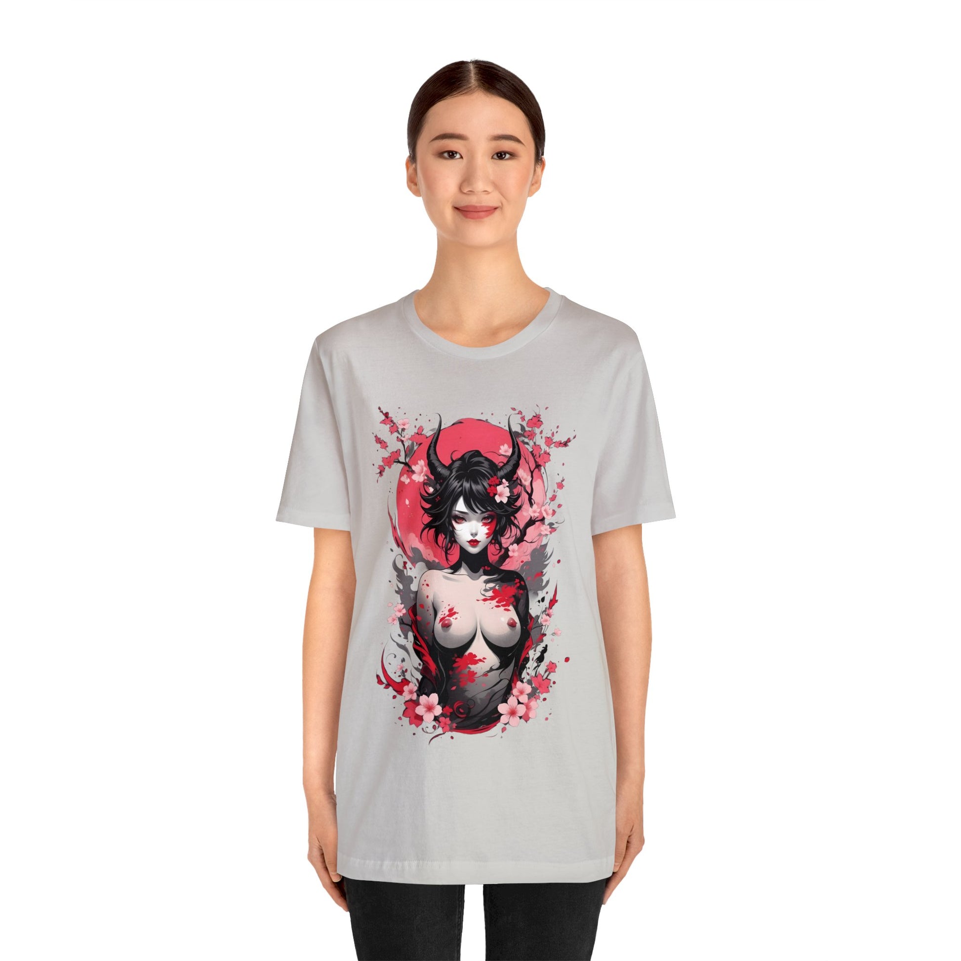 Kǎtōng Piàn - Oni Collection - Jorogumo - Unisex Jersey Short Sleeve Tee Printify