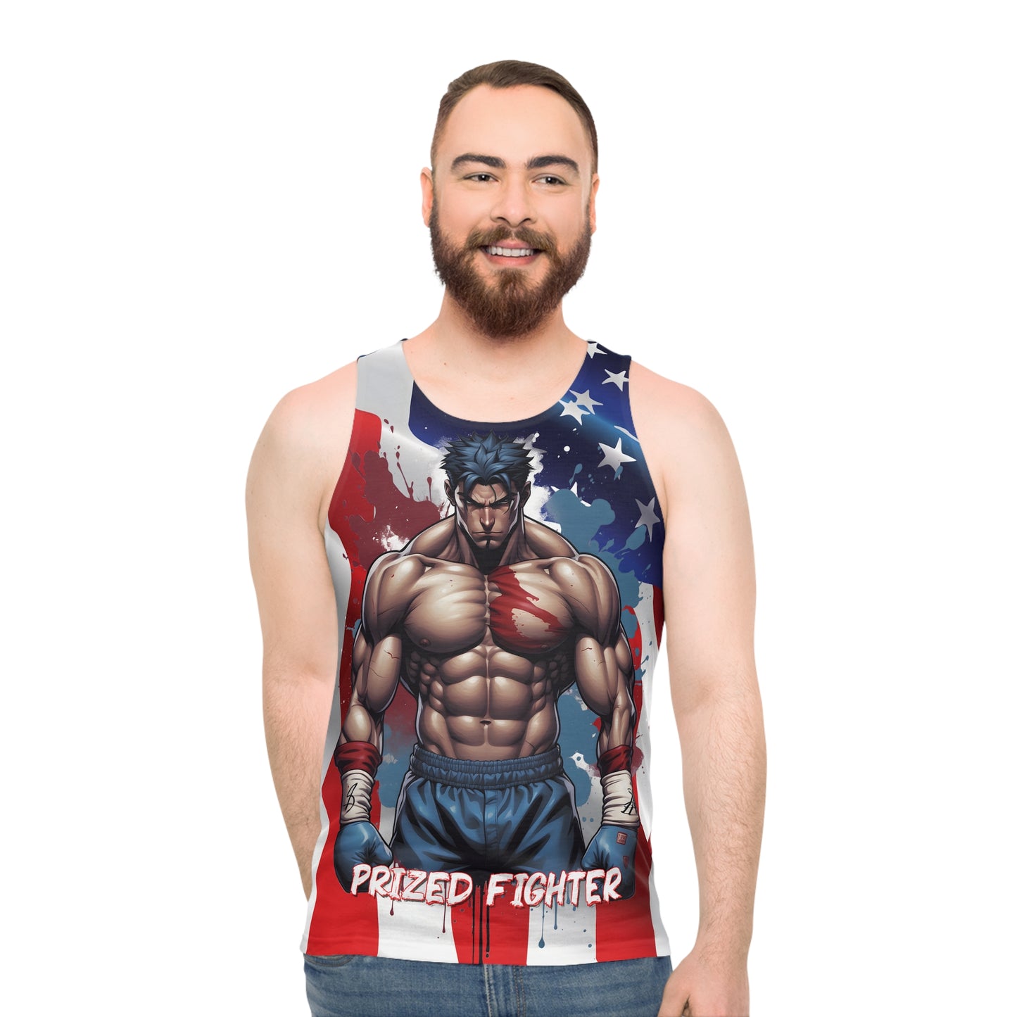Kǎtōng Piàn - Prized Fighter Collection - America - 007 - Unisex Tank Top - Verdine Daniels