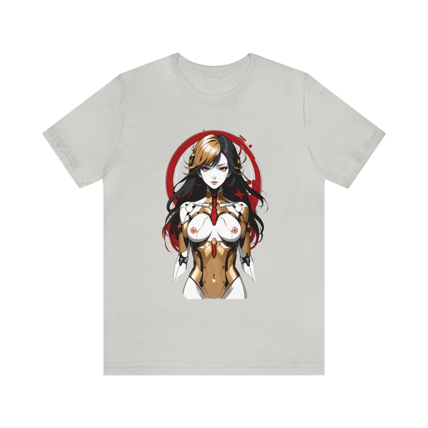 Kǎtōng Piàn - Mecha Girl Collection - Mia - Unisex Jersey Short Sleeve Tee Printify
