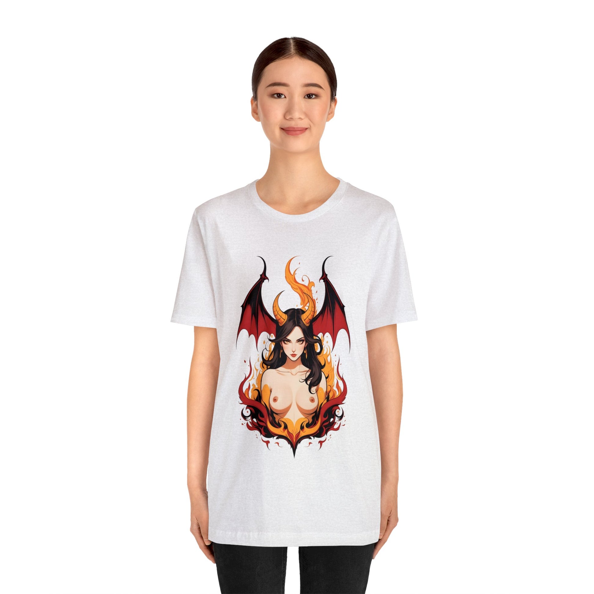 Kǎtōng Piàn - Devil Woman Collection - Glory - Unisex Jersey Short Sleeve Tee Printify