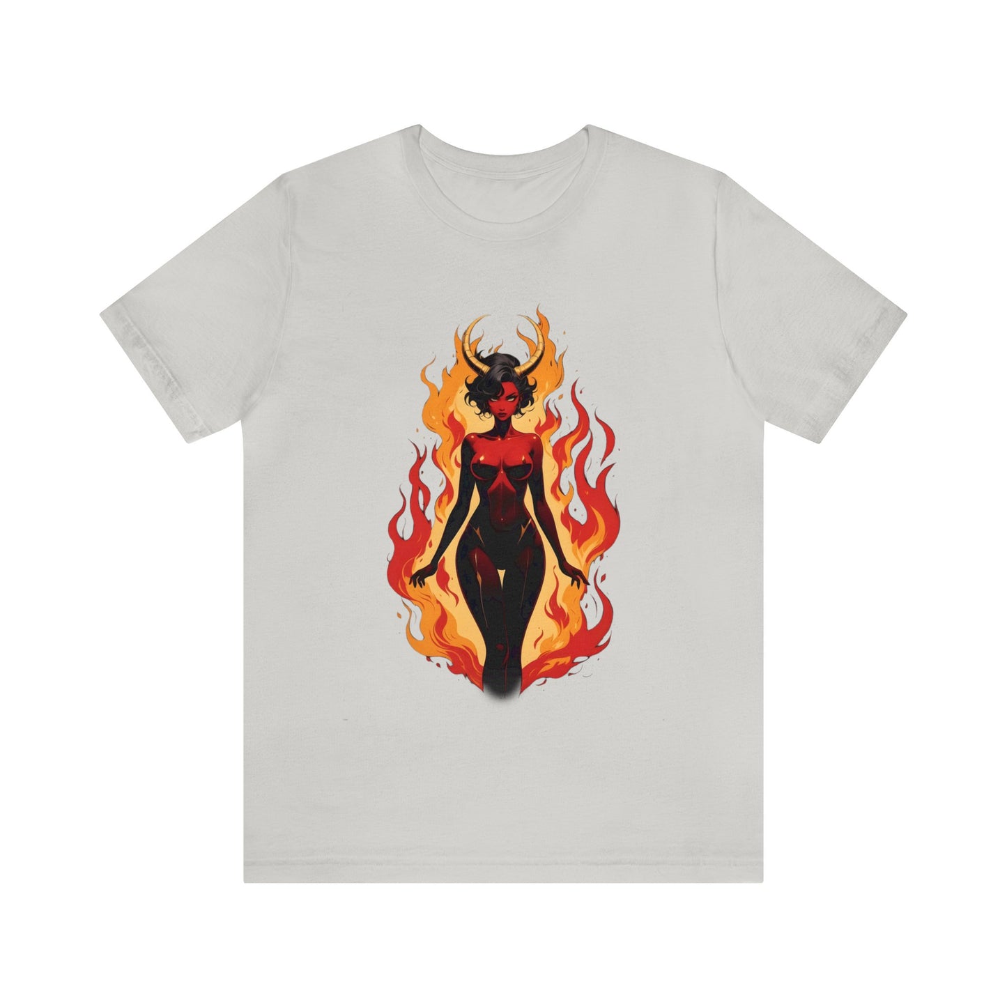 Kǎtōng Piàn - Devil Woman Collection - Drusilla - Unisex Jersey Short Sleeve Tee Printify