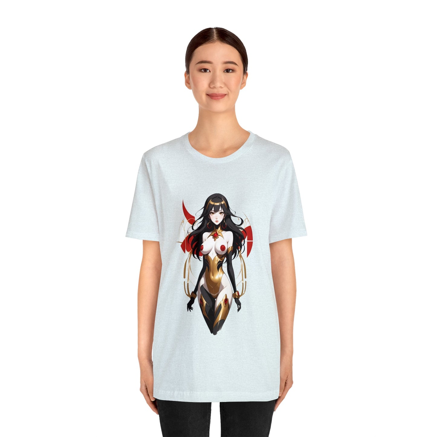 Kǎtōng Piàn - Mecha Girl Collection - Kinsley - Unisex Jersey Short Sleeve Tee Printify
