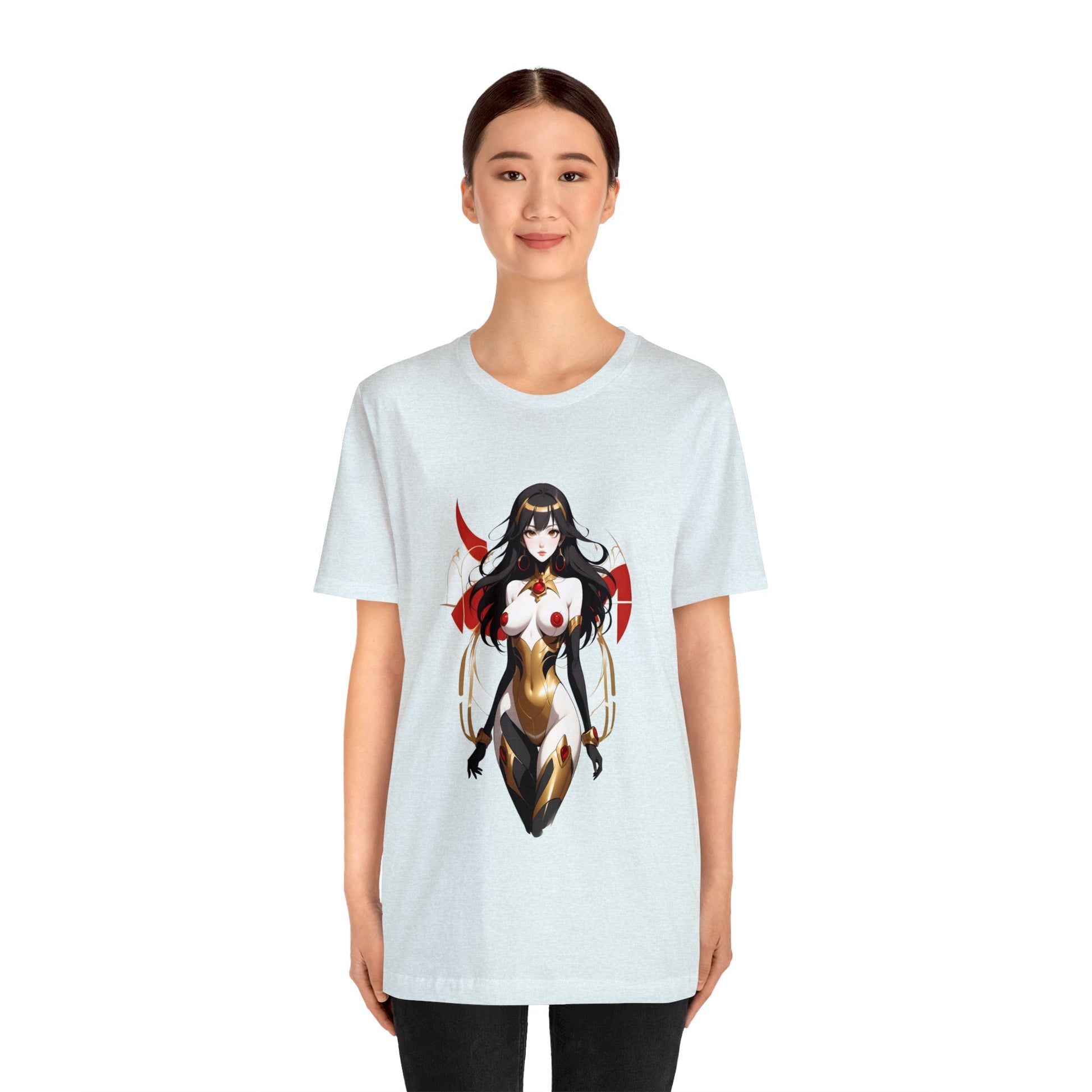 Kǎtōng Piàn - Mecha Girl Collection - Kinsley - Unisex Jersey Short Sleeve Tee Printify