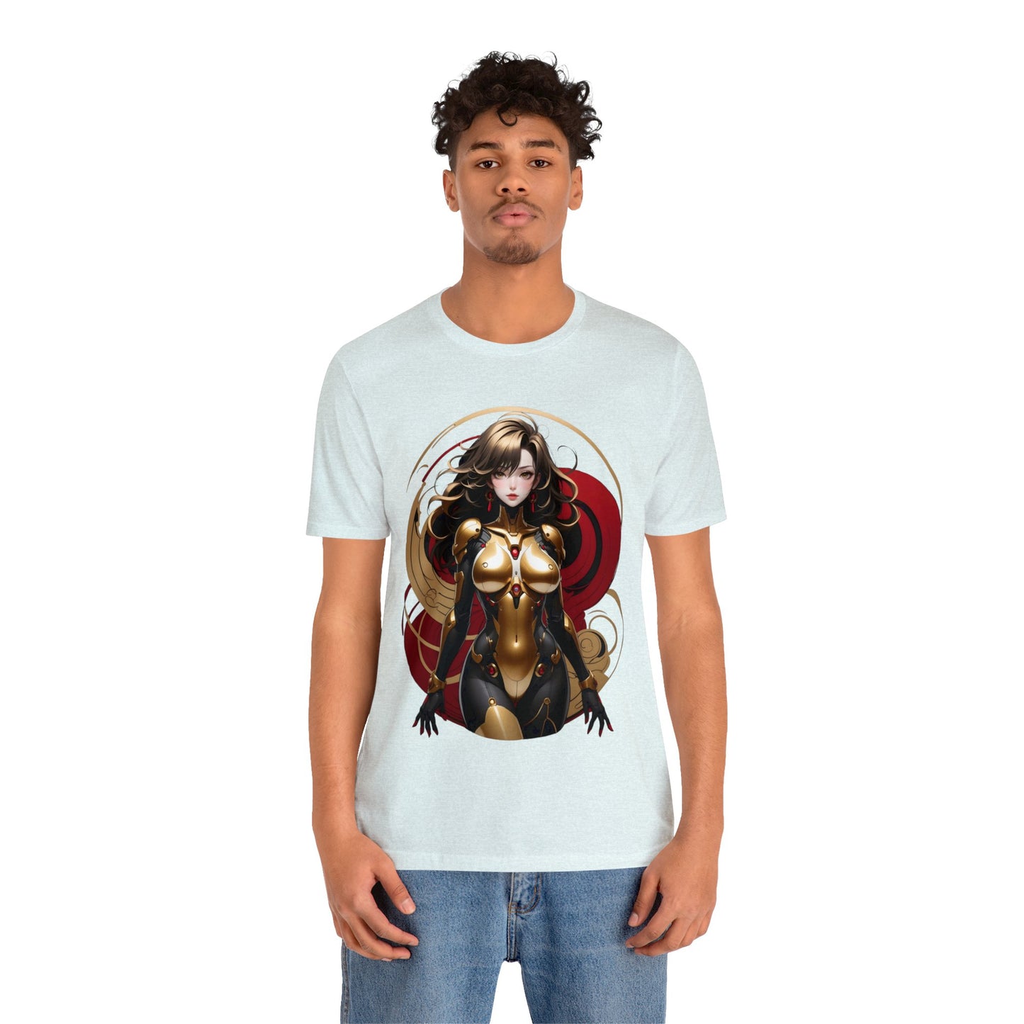 Kǎtōng Piàn - Mecha Girl Collection - Ava - Unisex Jersey Short Sleeve Tee Printify