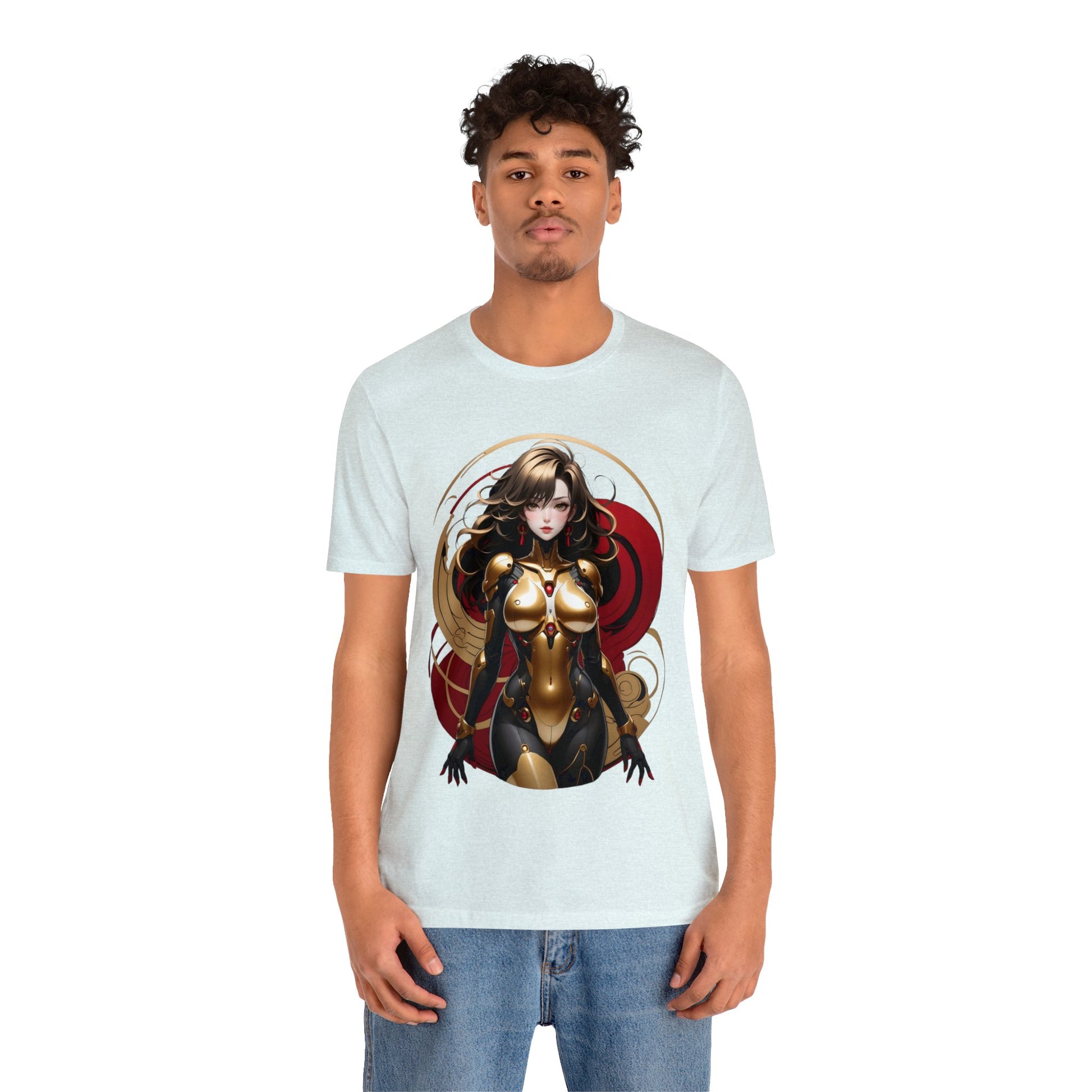 Kǎtōng Piàn - Mecha Girl Collection - Ava - Unisex Jersey Short Sleeve Tee Printify