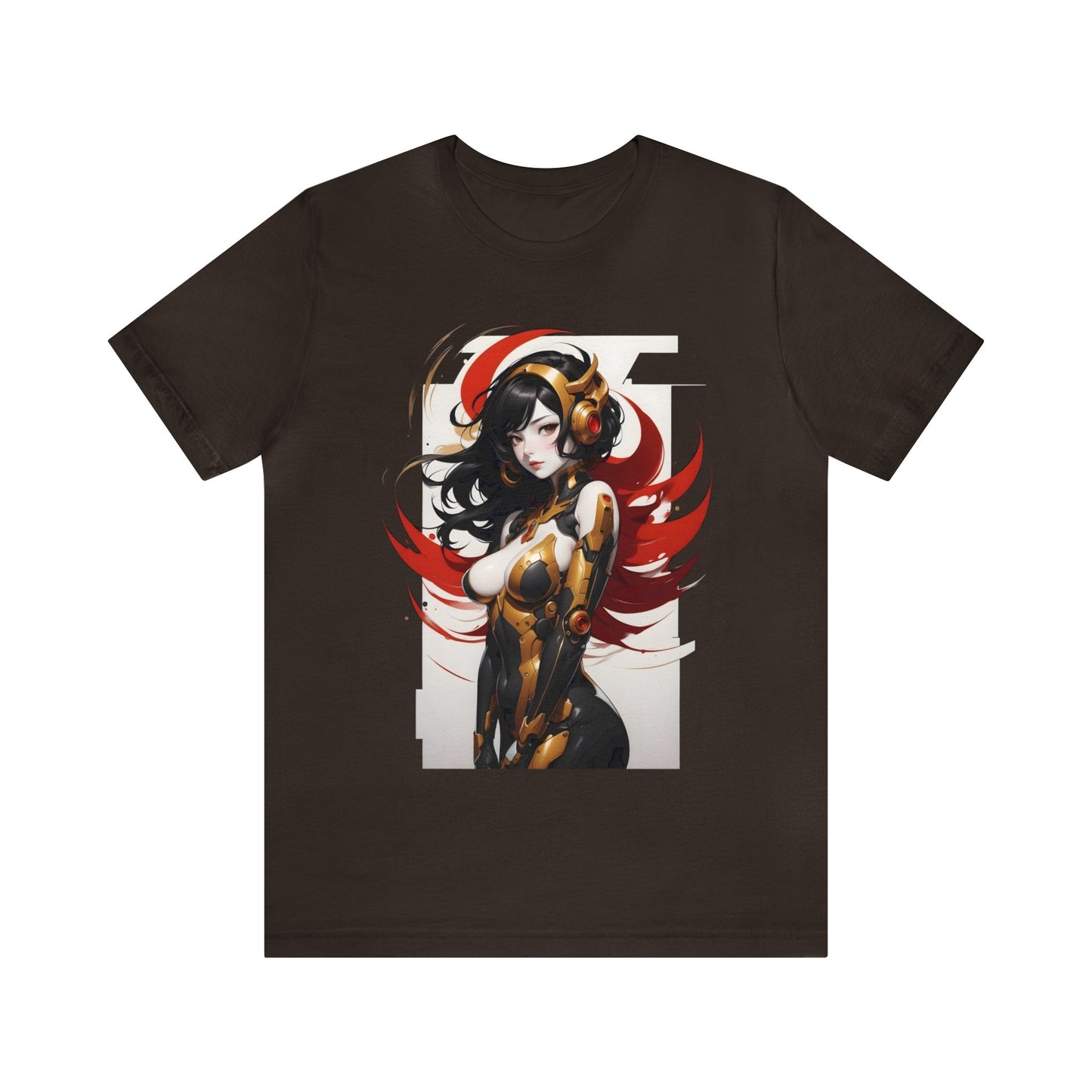 Kǎtōng Piàn - Mecha Girl Collection - Valentina - Unisex Jersey Short Sleeve Tee Printify