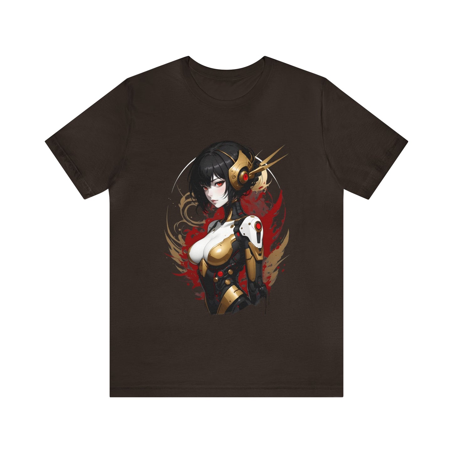 Kǎtōng Piàn - Mecha Girl Collection - Natalie - Unisex Jersey Short Sleeve Tee Printify