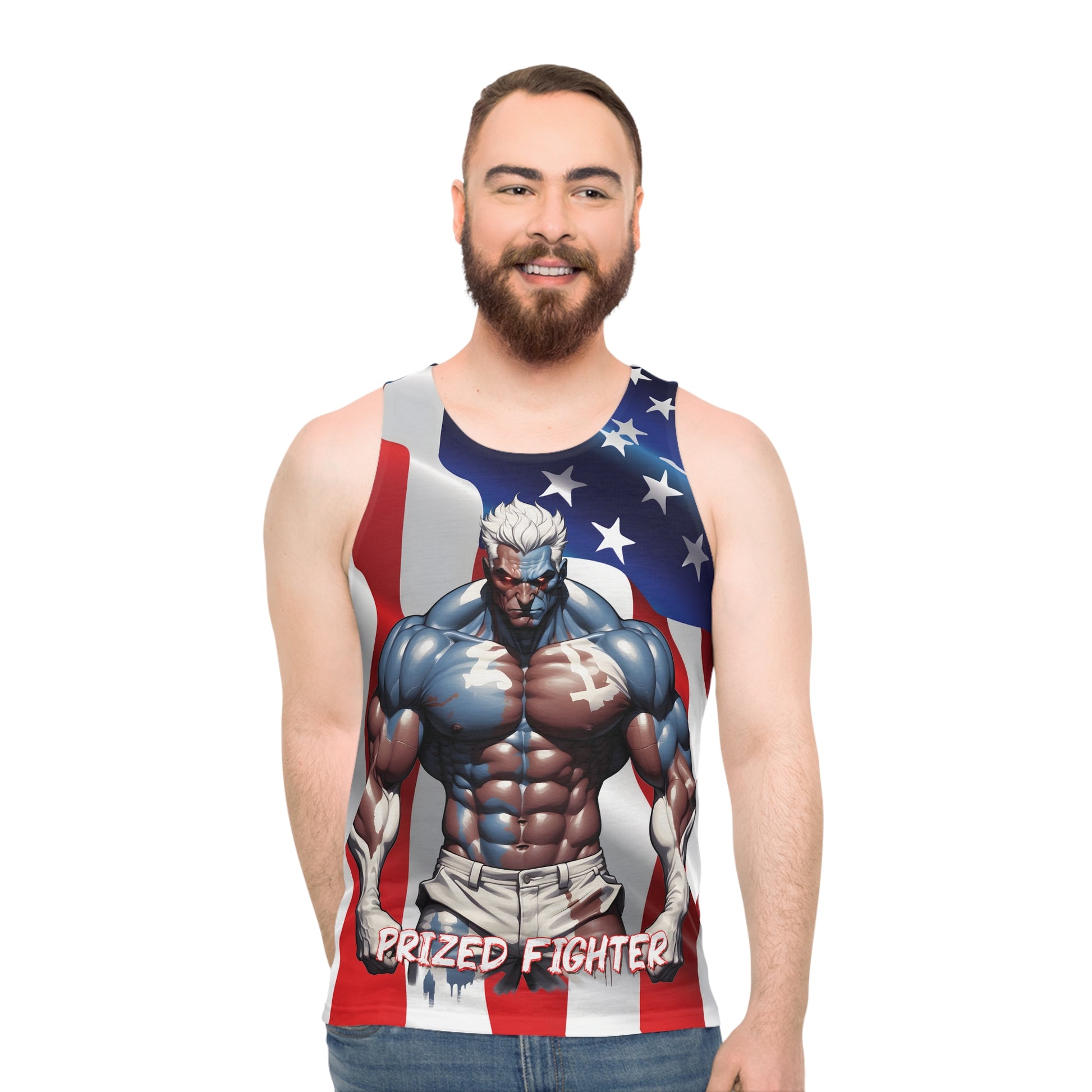 Kǎtōng Piàn - Prized Fighter Collection - America - 009 - Unisex Tank Top - Verdine Daniels