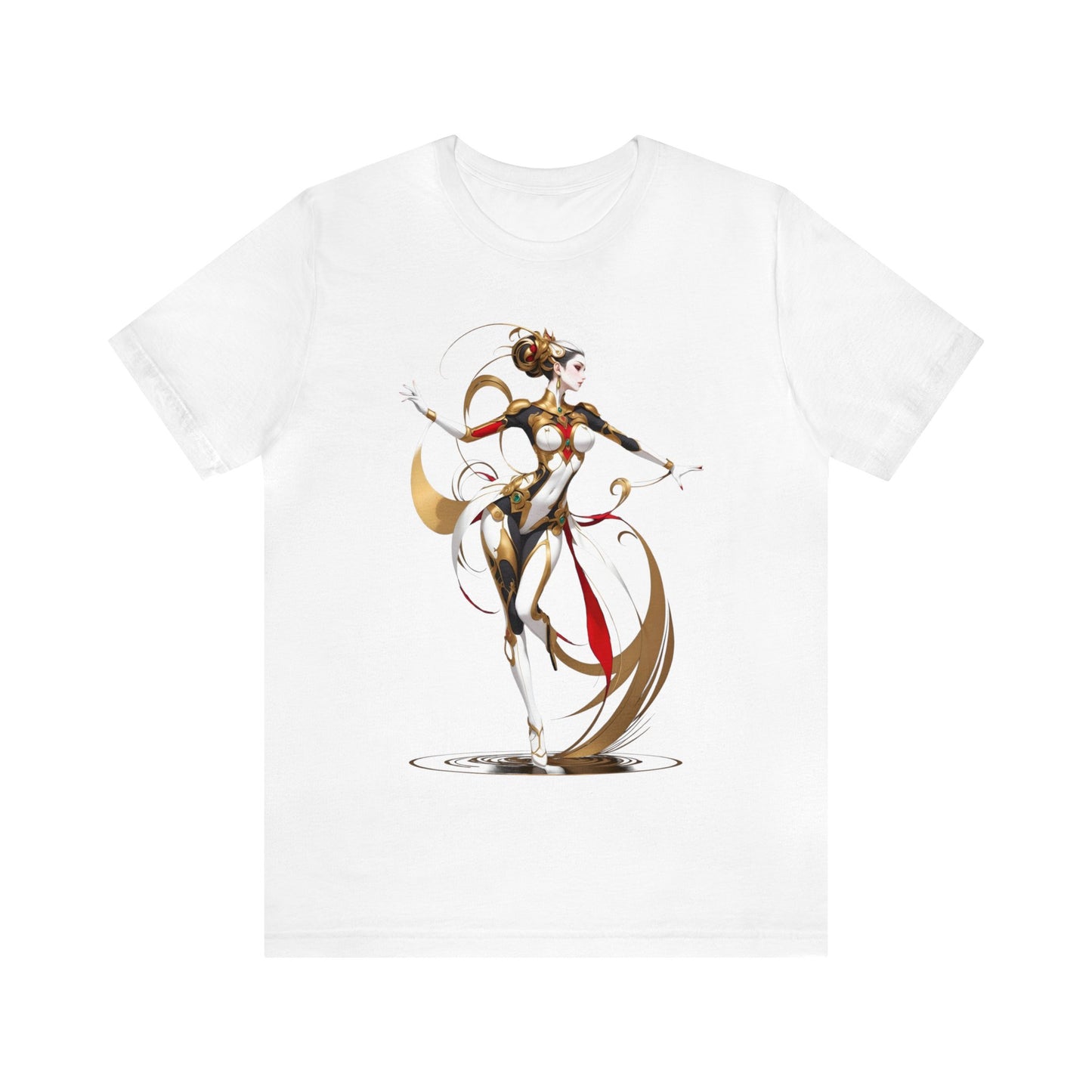 Kǎtōng Piàn - Mecha Girl Collection - Harper - Unisex Jersey Short Sleeve Tee Printify