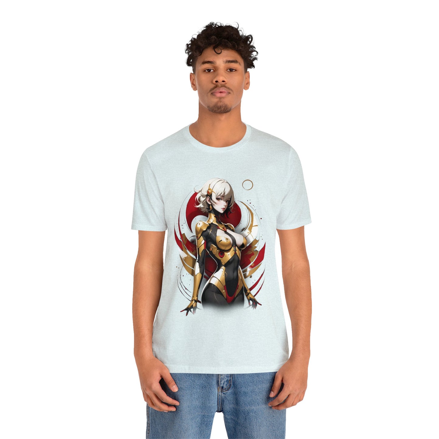 Kǎtōng Piàn - Mecha Girl Collection - Emily - Unisex Jersey Short Sleeve Tee Printify