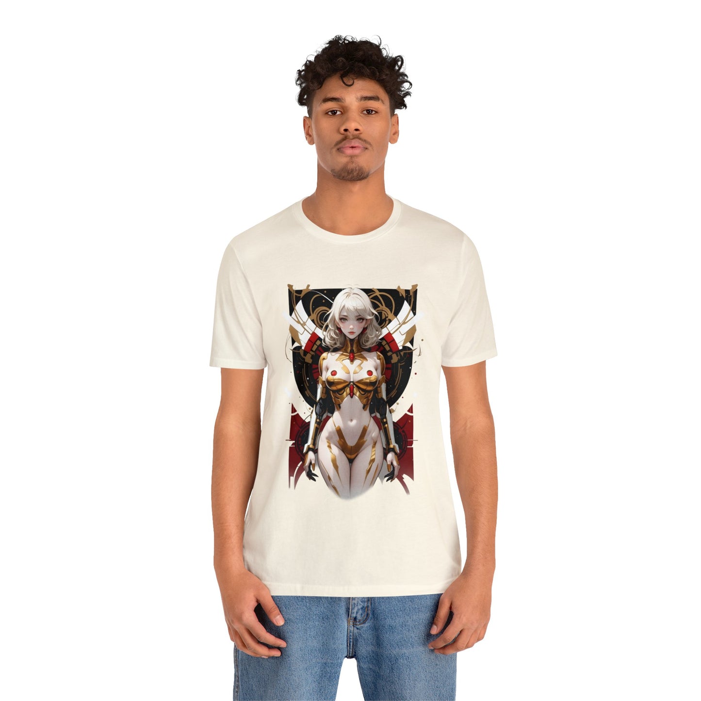 Kǎtōng Piàn - Mecha Girl Collection - Isla - Unisex Jersey Short Sleeve Tee Printify