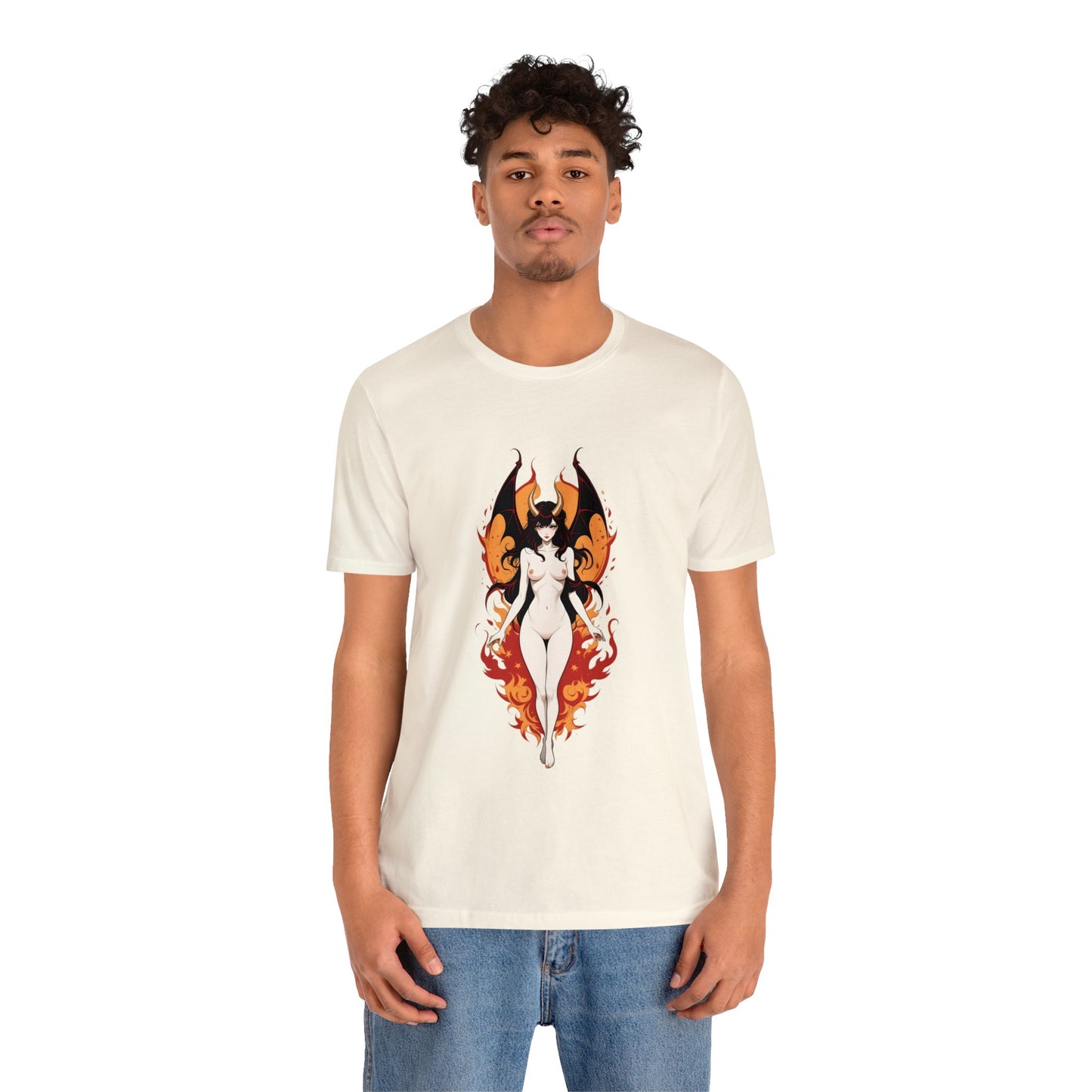 Kǎtōng Piàn - Devil Woman Collection - Akuji - Unisex Jersey Short Sleeve Tee Printify