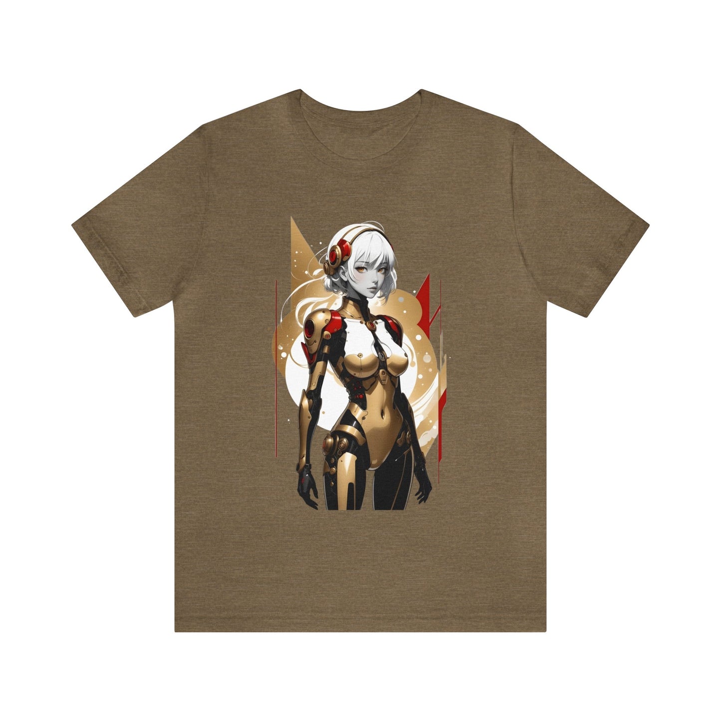 Kǎtōng Piàn - Mecha Girl Collection - Ella - Unisex Jersey Short Sleeve Tee Printify