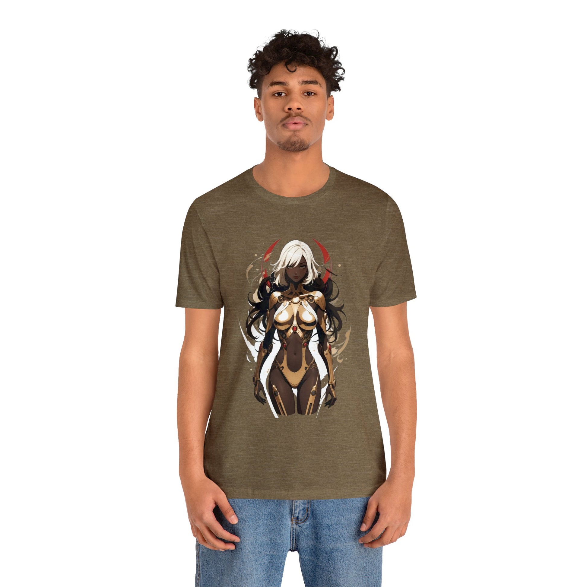 Kǎtōng Piàn - Mecha Girl Collection - Elizabeth - Unisex Jersey Short Sleeve Tee Printify