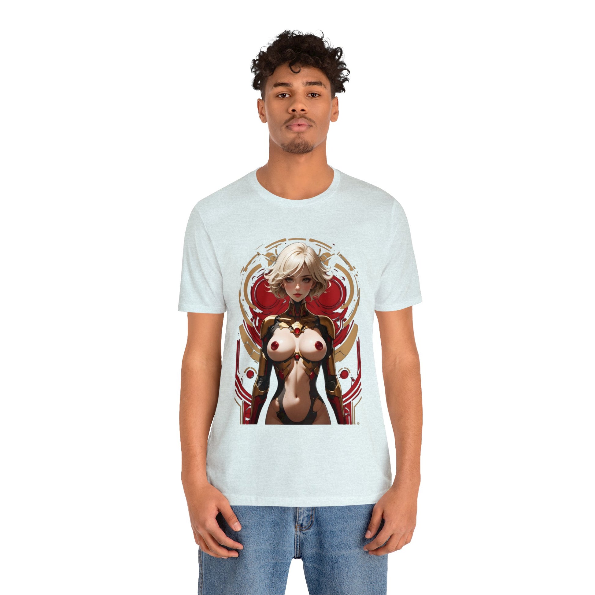 Kǎtōng Piàn - Mecha Girl Collection - Chloe - Unisex Jersey Short Sleeve Tee Printify