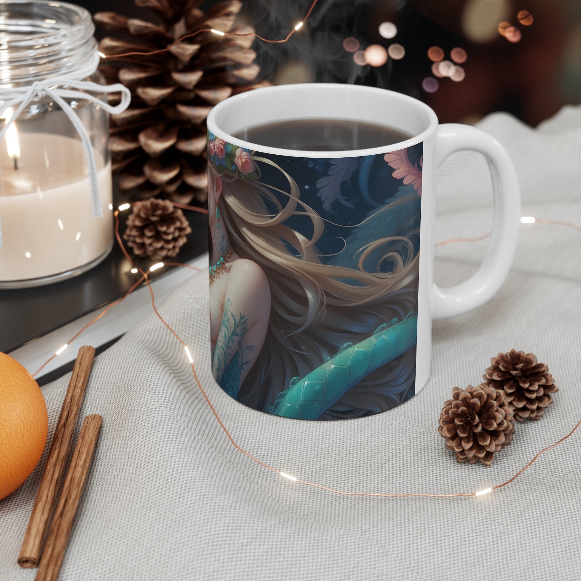 Kǎtōng Piàn - Mermaid Collection - 009 - Ceramic Mug Printify