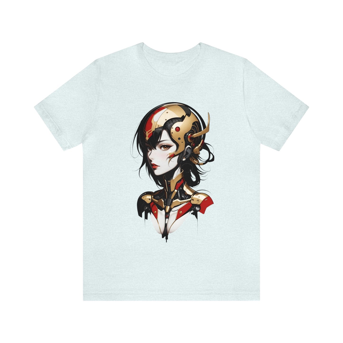 Kǎtōng Piàn - Mecha Girl Collection - Aurora - Unisex Jersey Short Sleeve Tee Printify