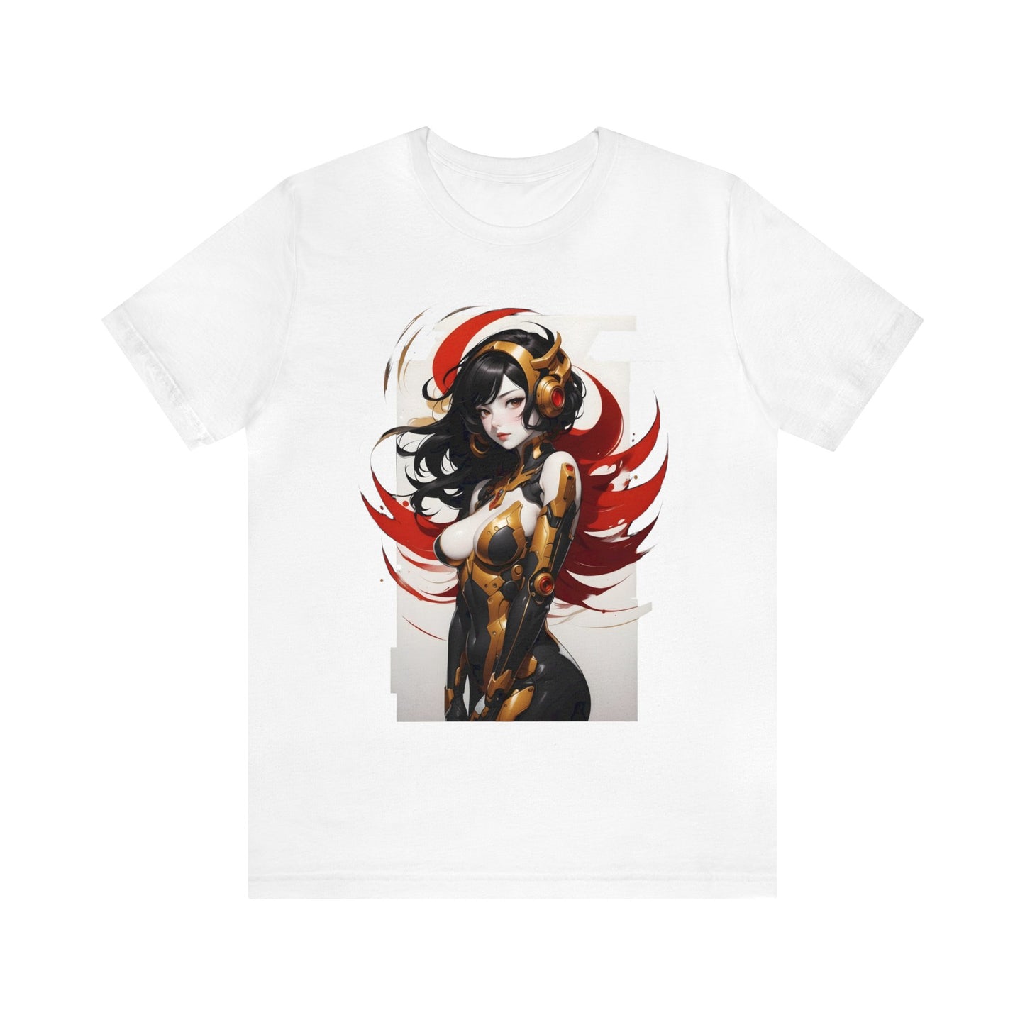 Kǎtōng Piàn - Mecha Girl Collection - Valentina - Unisex Jersey Short Sleeve Tee Printify