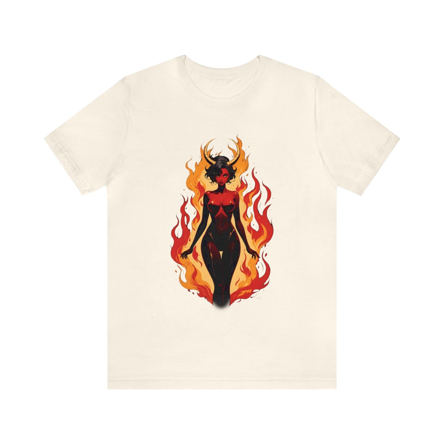 Kǎtōng Piàn - Devil Woman Collection - Drusilla - Unisex Jersey Short Sleeve Tee Printify