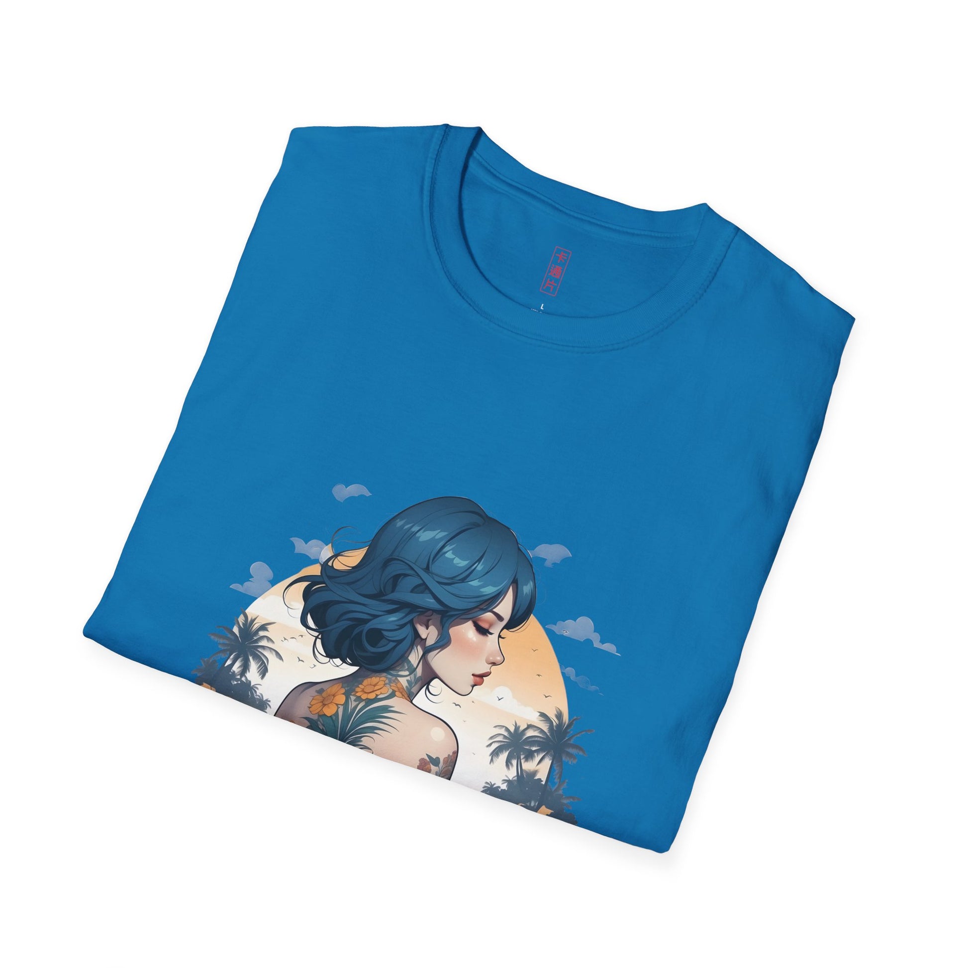Kǎtōng Piàn - California Love Collection - 043 - Unisex Softstyle T-Shirt Printify