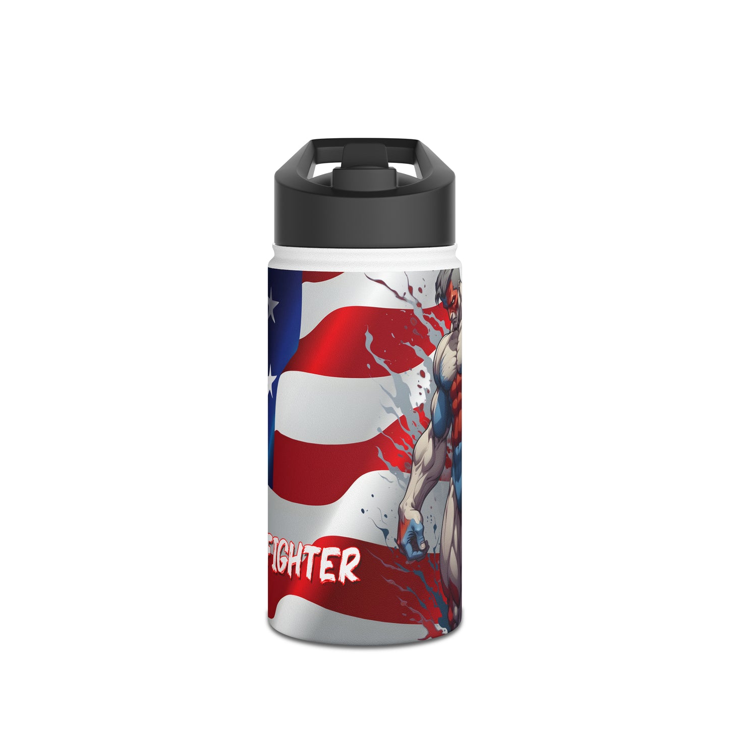 Kǎtōng Piàn - Prized Fighter Collection - America - 006 - Stainless Steel Water Bottle, Standard Lid - Verdine Daniels