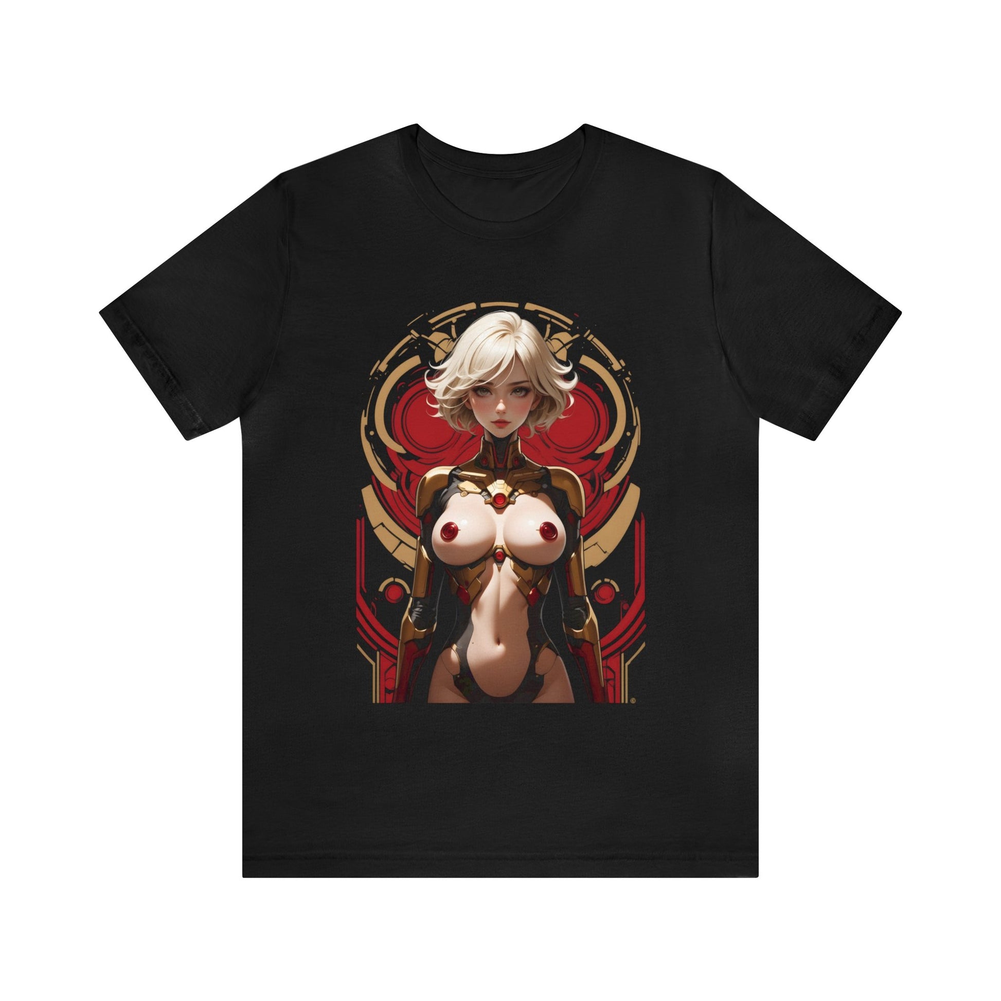 Kǎtōng Piàn - Mecha Girl Collection - Chloe - Unisex Jersey Short Sleeve Tee Printify
