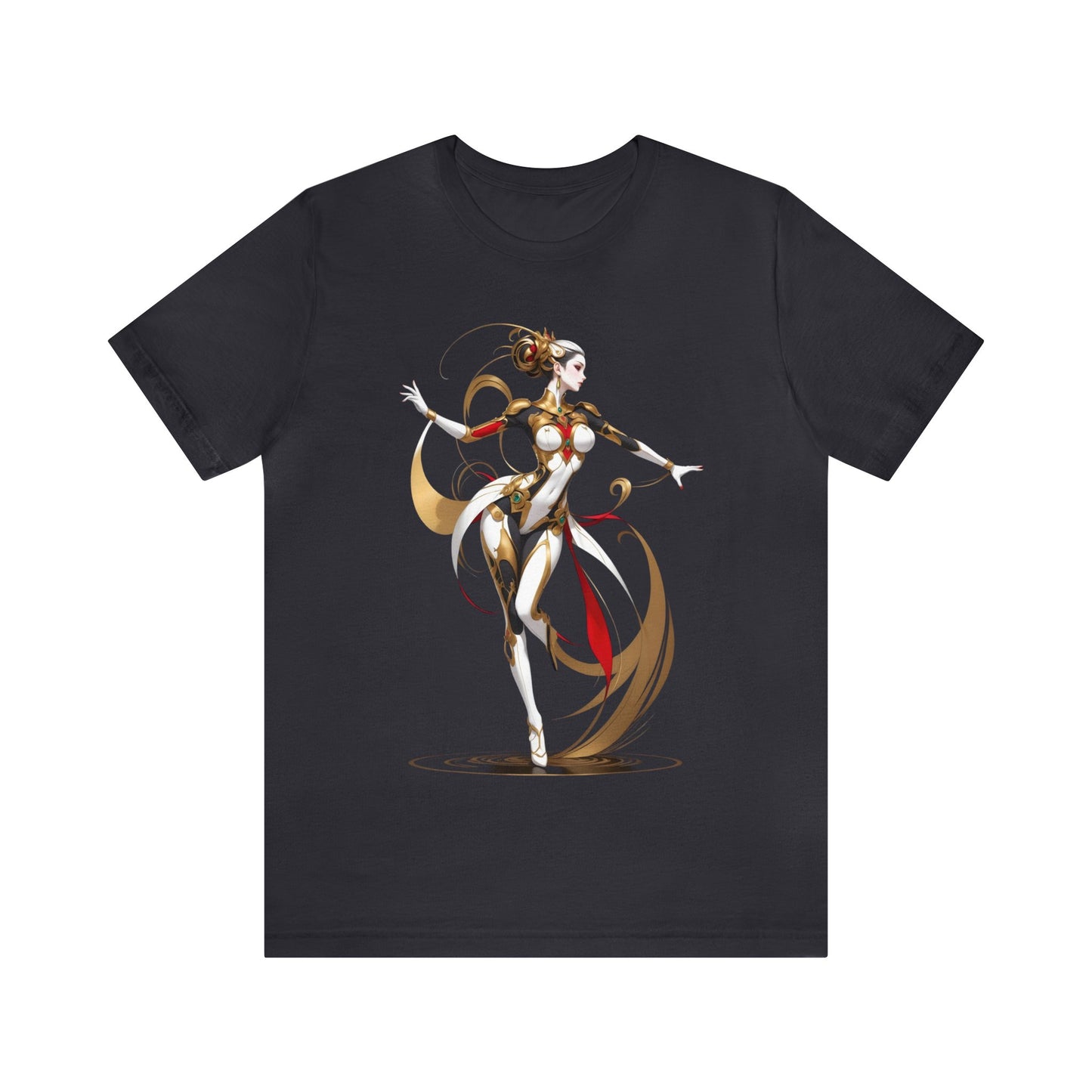 Kǎtōng Piàn - Mecha Girl Collection - Harper - Unisex Jersey Short Sleeve Tee Printify