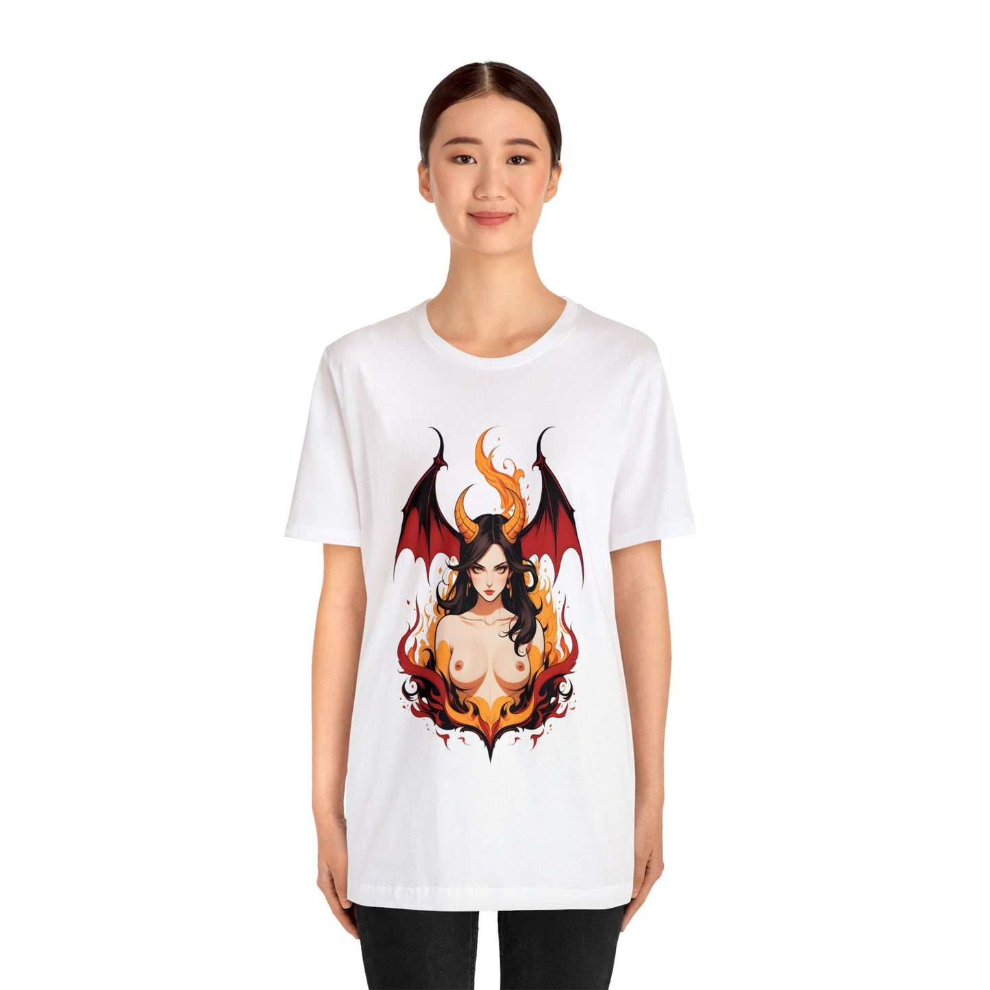 Kǎtōng Piàn - Devil Woman Collection - Glory - Unisex Jersey Short Sleeve Tee Printify