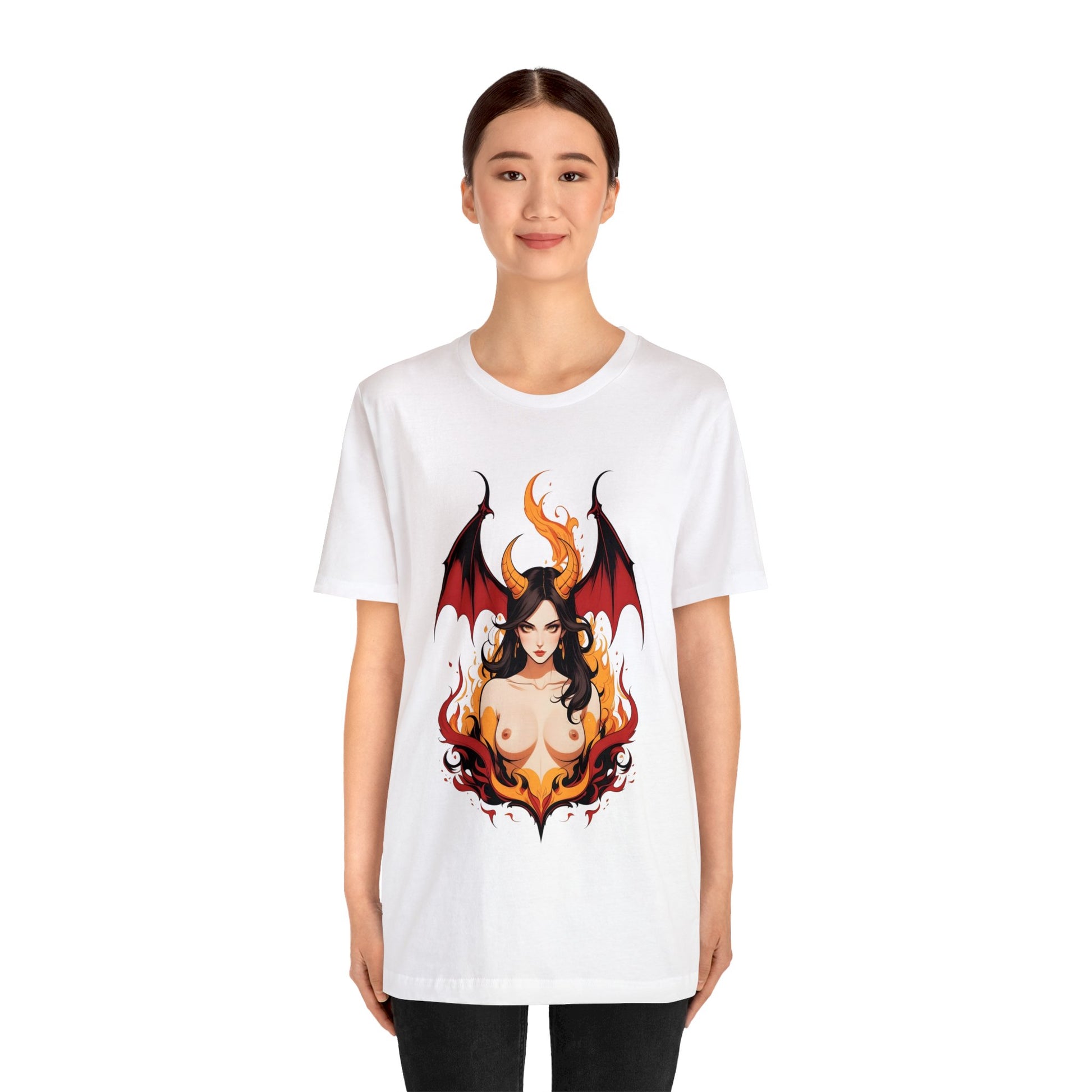 Kǎtōng Piàn - Devil Woman Collection - Glory - Unisex Jersey Short Sleeve Tee Printify