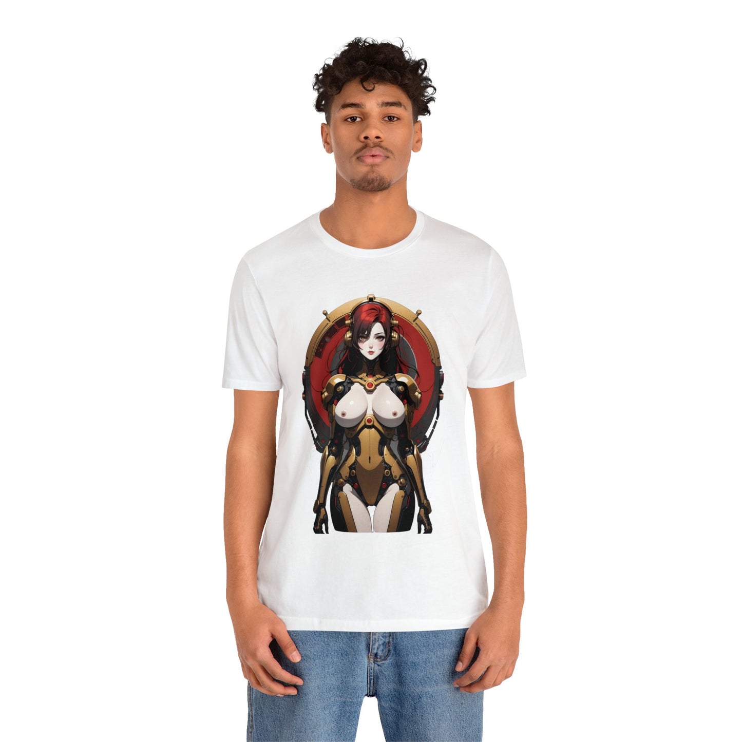 Kǎtōng Piàn - Mecha Girl Collection - Eliana - Unisex Jersey Short Sleeve Tee Printify
