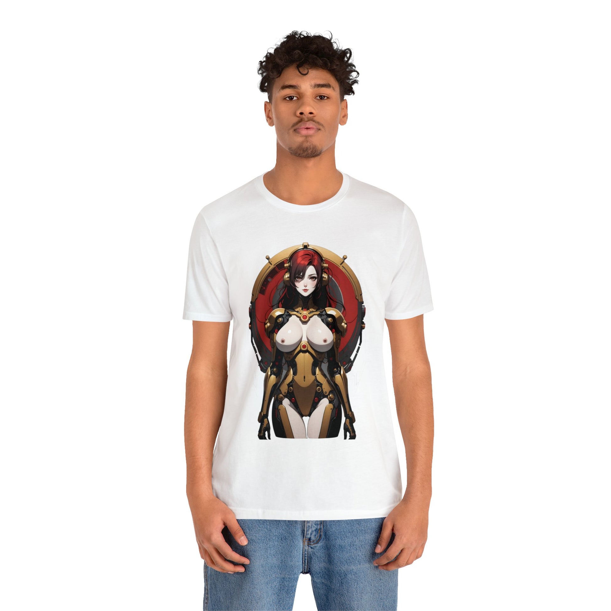 Kǎtōng Piàn - Mecha Girl Collection - Eliana - Unisex Jersey Short Sleeve Tee Printify