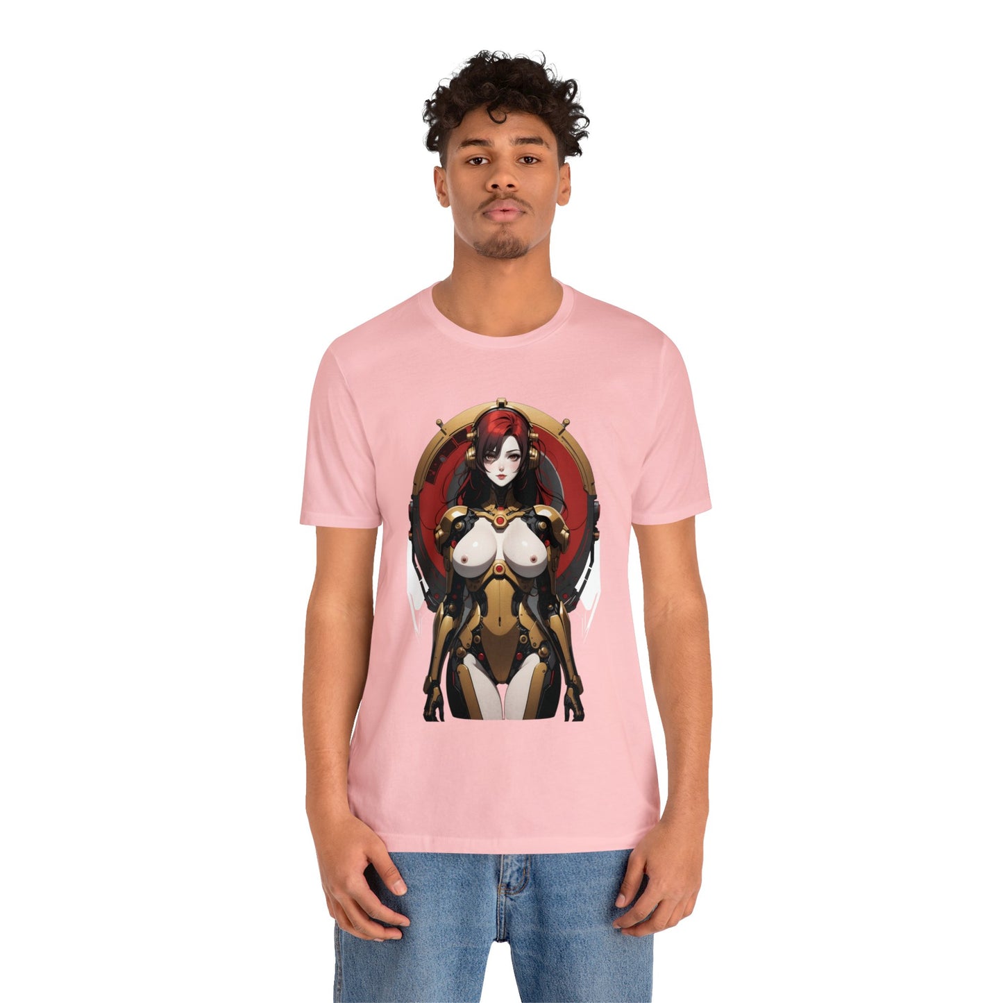 Kǎtōng Piàn - Mecha Girl Collection - Eliana - Unisex Jersey Short Sleeve Tee Printify