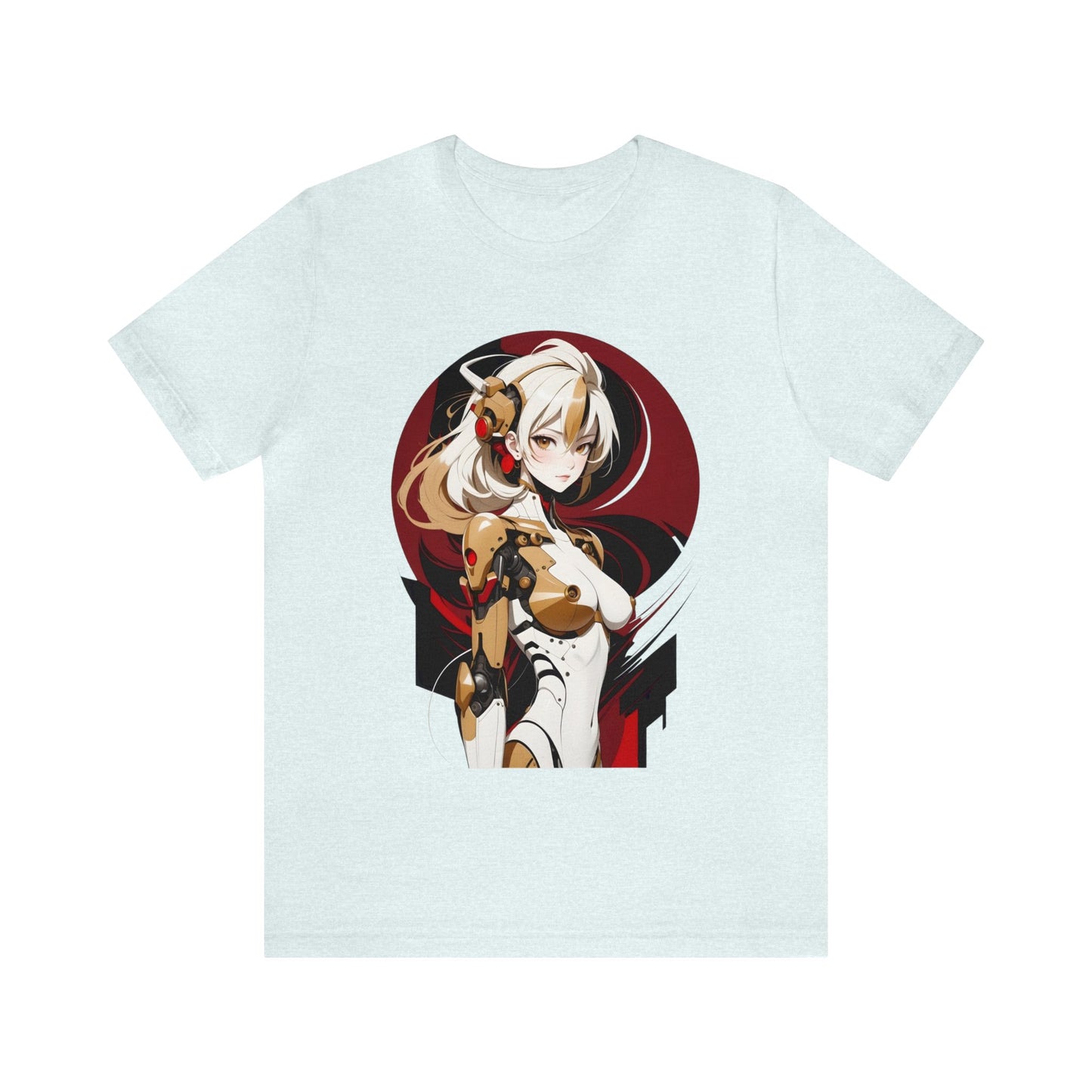 Kǎtōng Piàn - Mecha Girl Collection - Elena - Unisex Jersey Short Sleeve Tee Printify